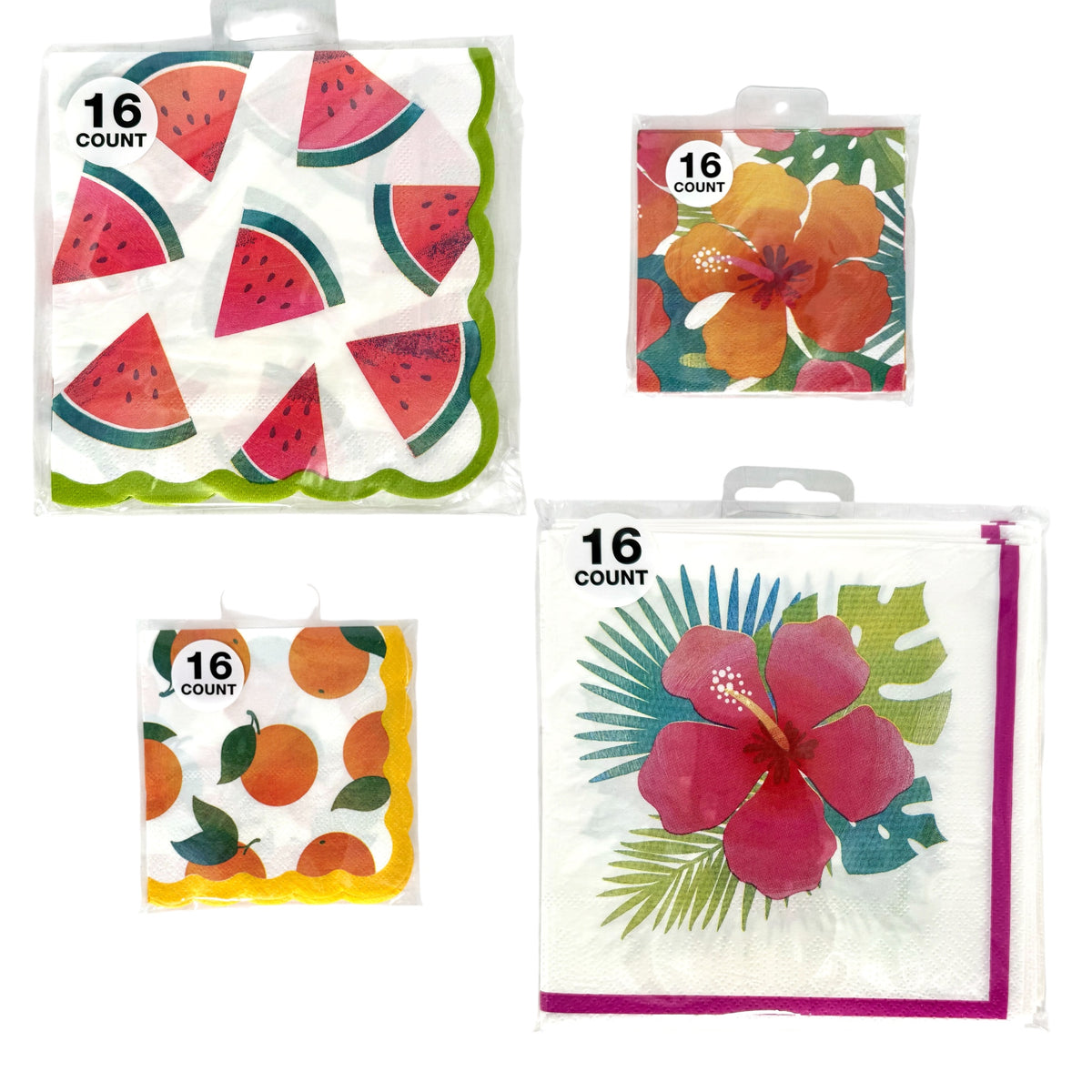 Decorative Napkins, Pack of 16