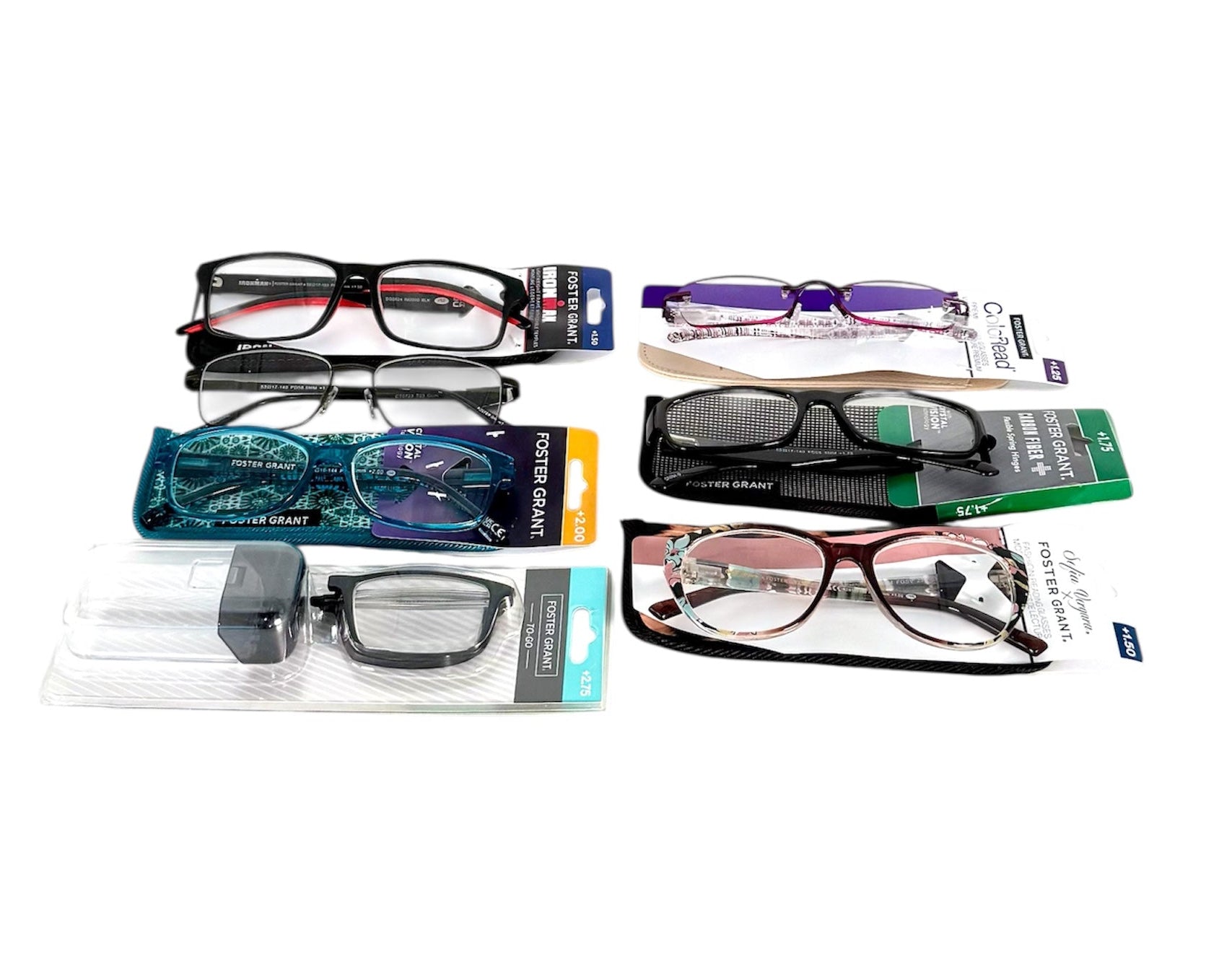 Reading Glasses - Bag of 7 pairs