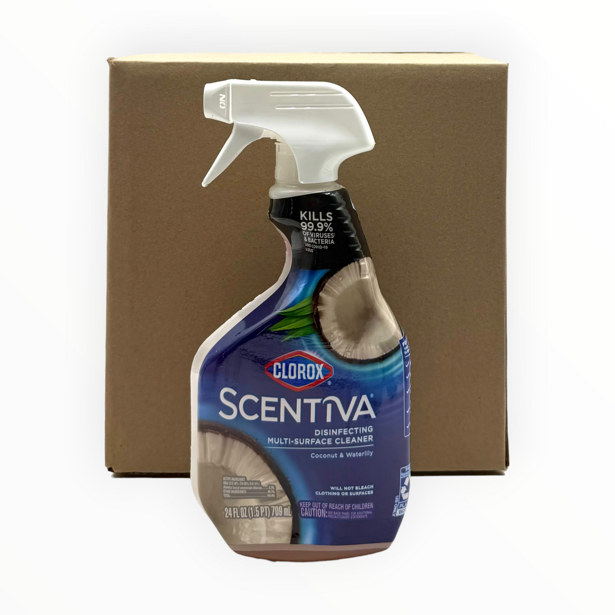 Clorox Scentiva Disinfecting Multi-Surface Cleaner, Coconut and Waterlily