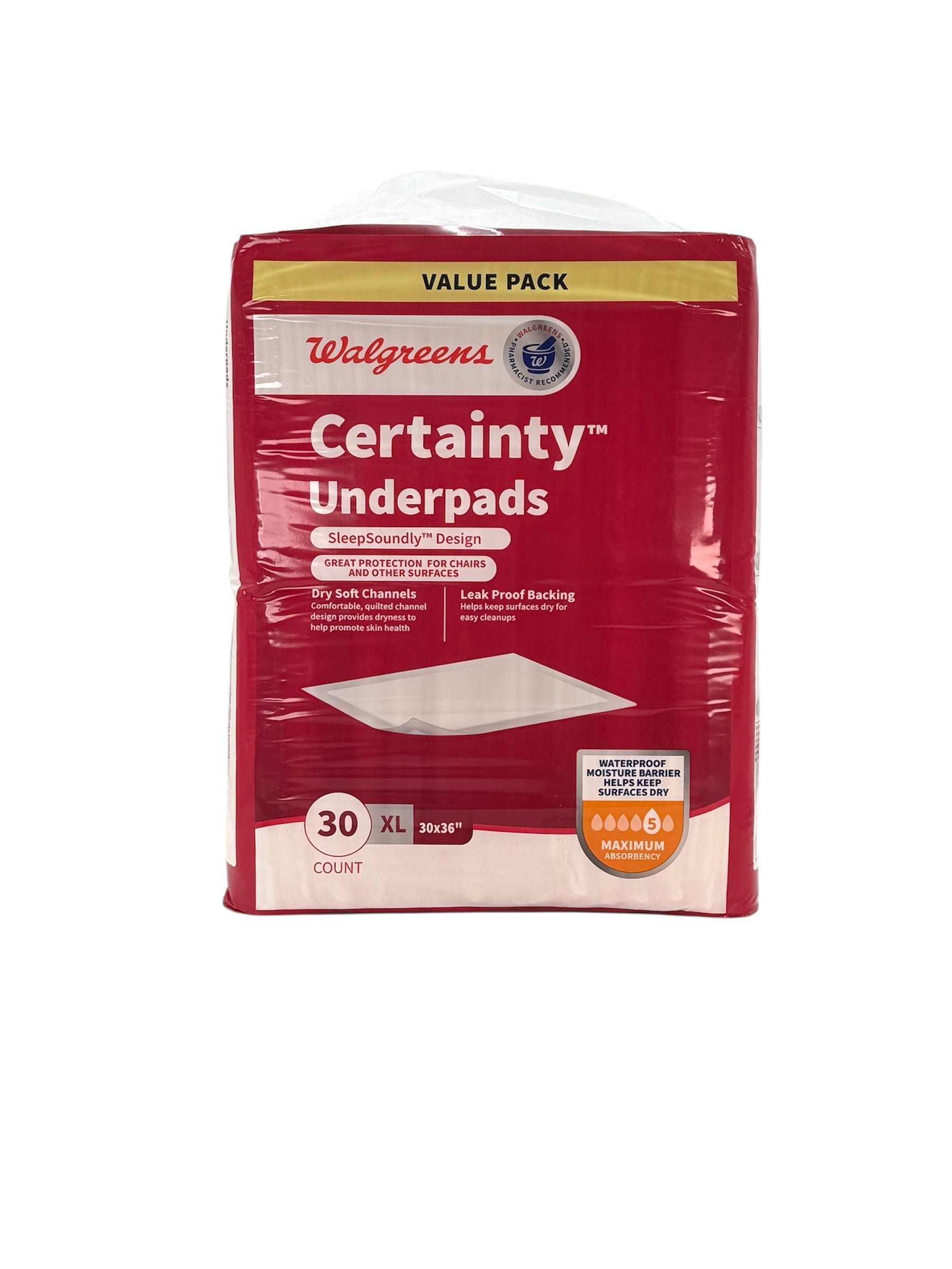Certainty Underpads - Case of 30 XL Pads