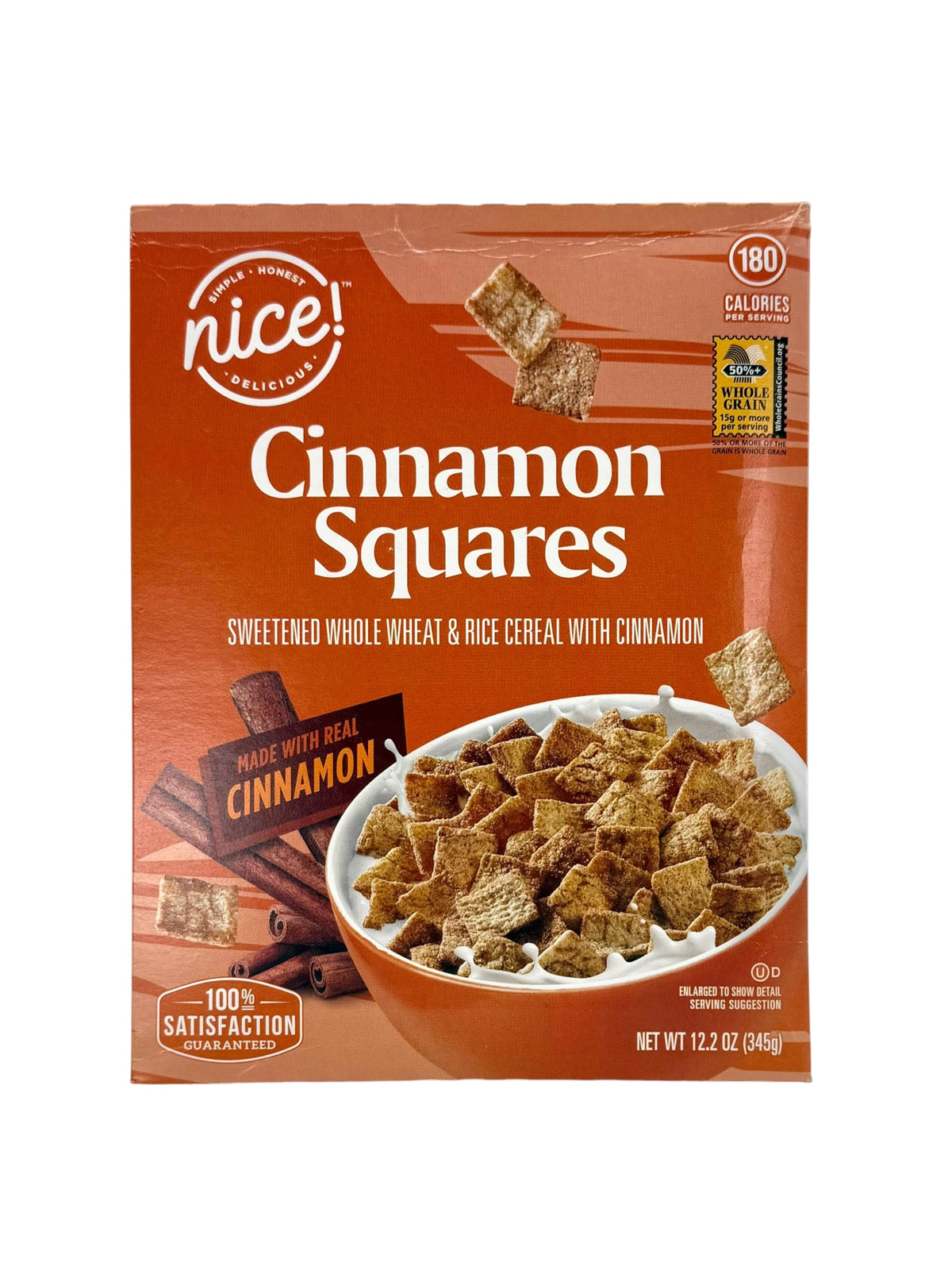 Nice! Cinnamon Squares Cereal, 12.2 oz.
