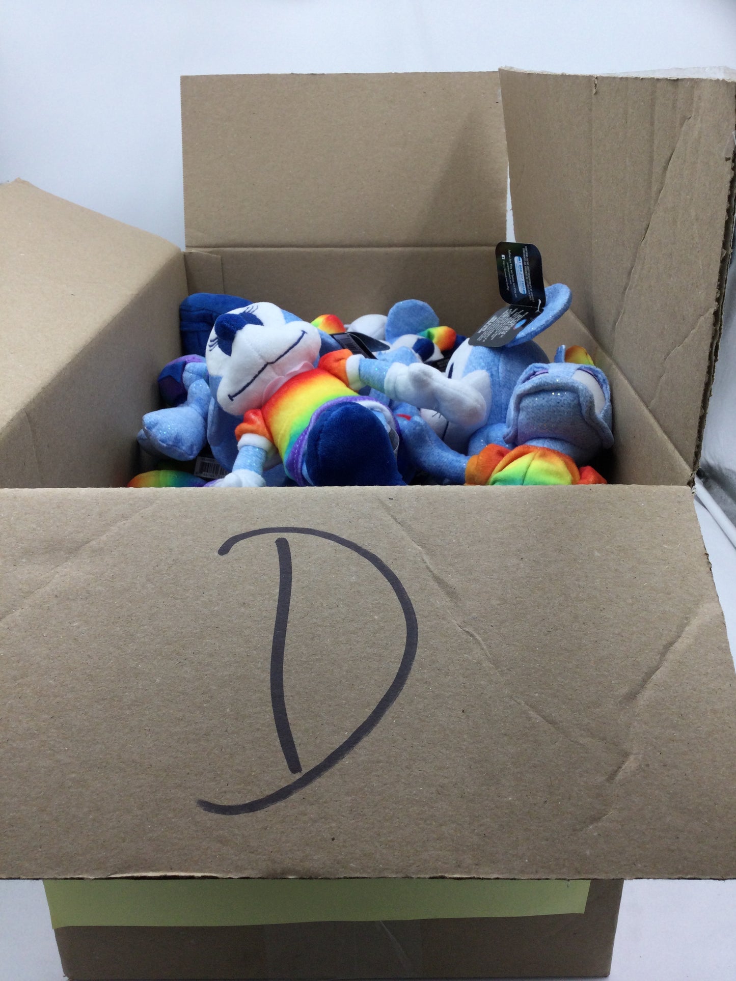 Disney Rainbow Stuffed Animals. One Case. GiveNKind