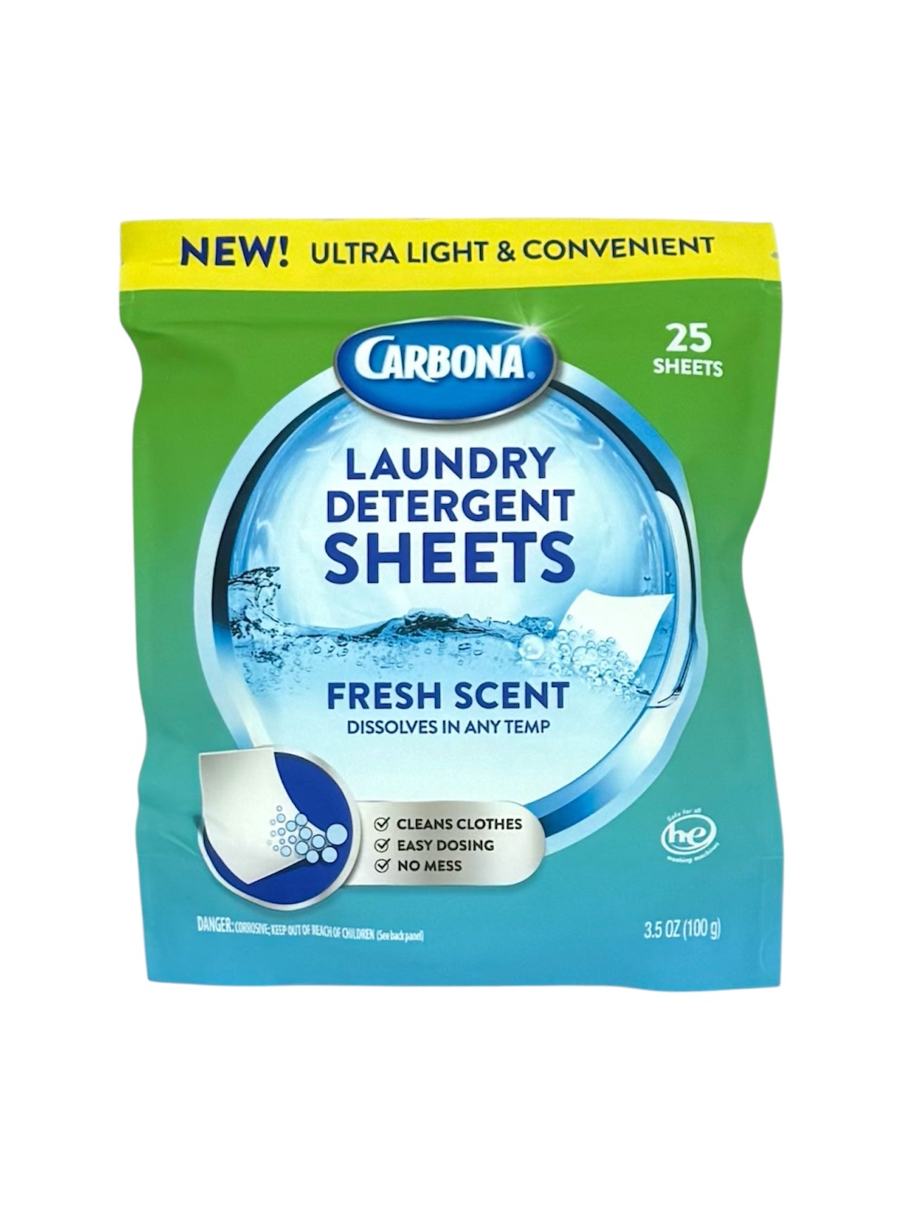 Carbona Laundry Detergent Sheets