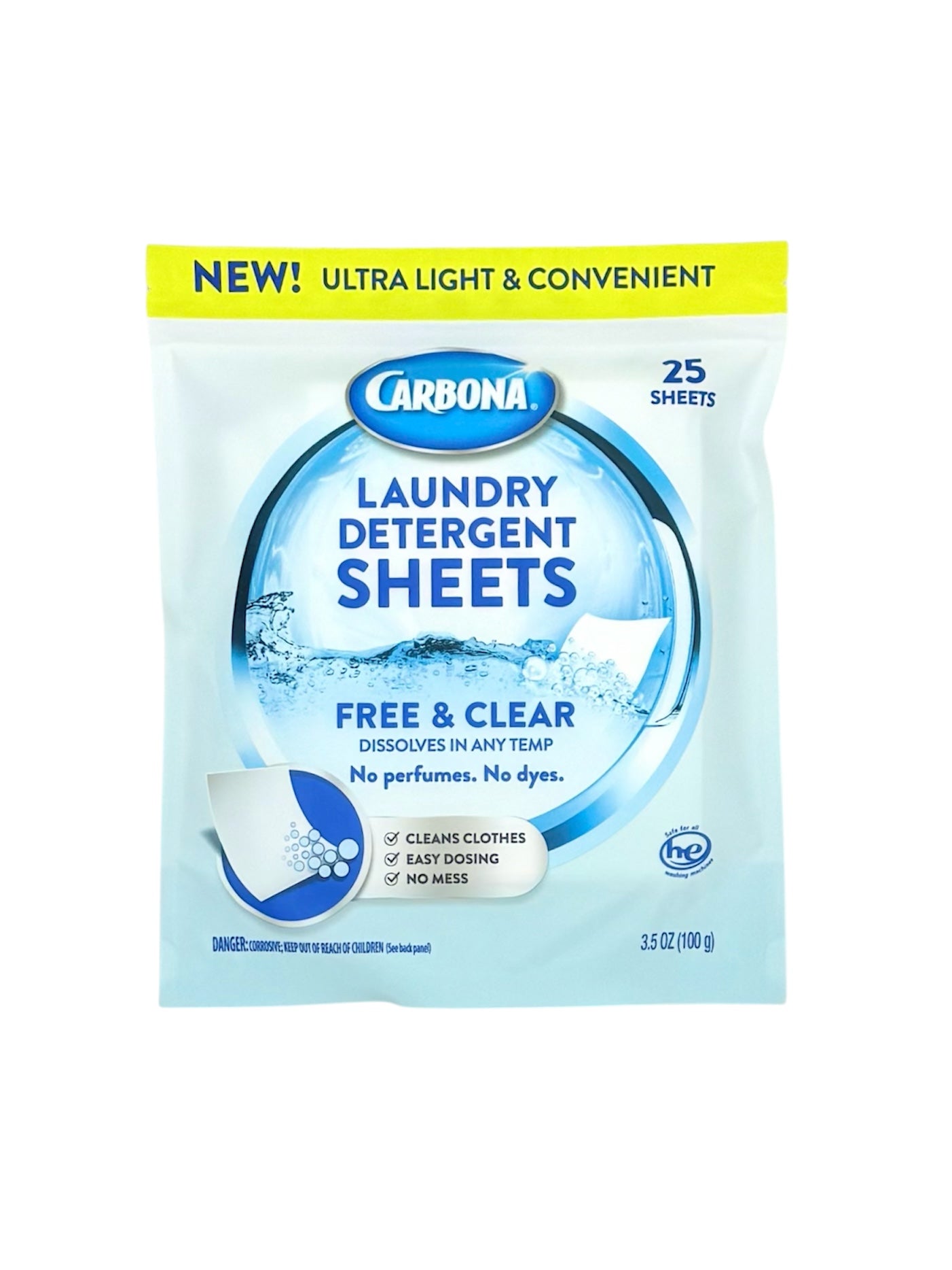 Carbona Laundry Detergent Sheets
