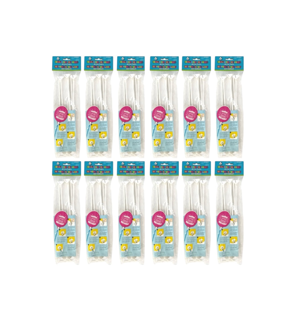Balloon Sticks, Pack of 72