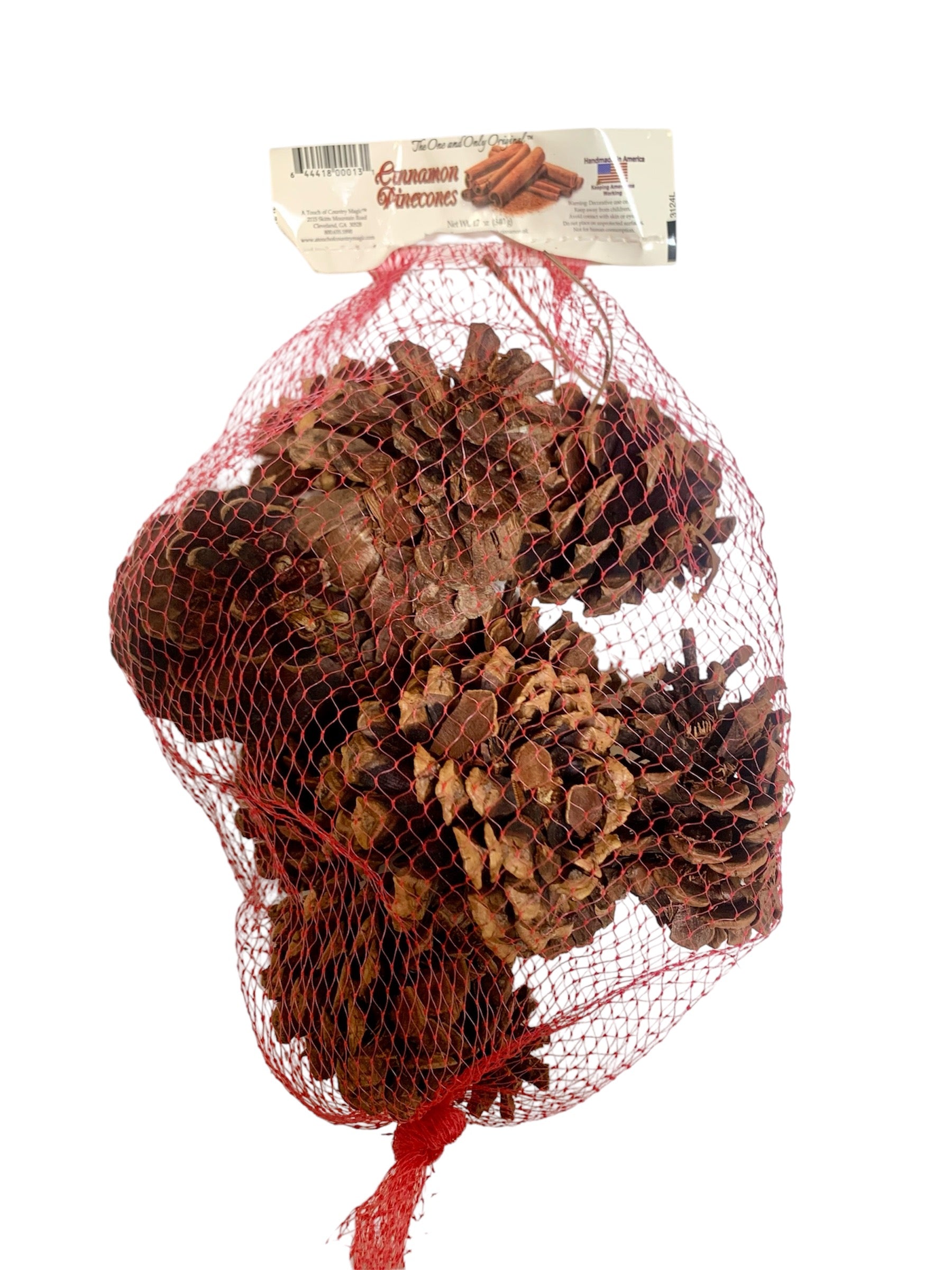 Cinnamon Scented Pine Cones - bag of 10 cones