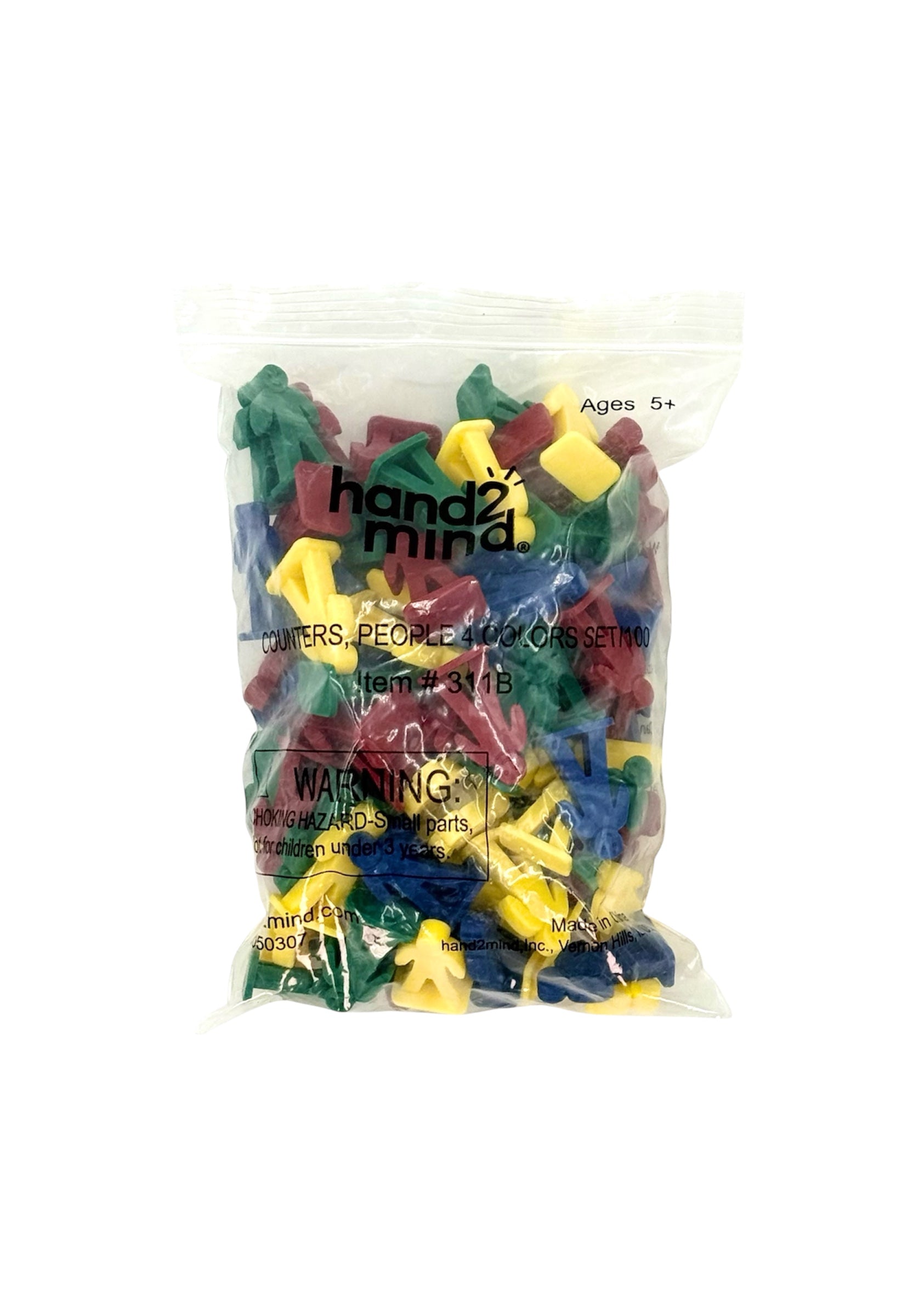 Educational Counting Manipulatives, People Shaped, Set of 100