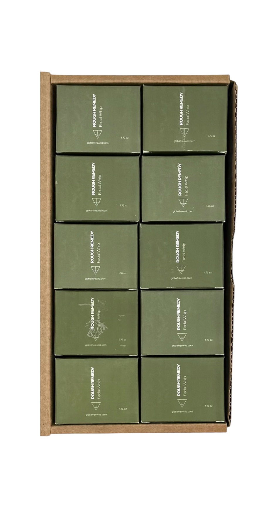 Rough Remedy Facial Whip, 1.76 oz. Jar, Case of 20 Jars