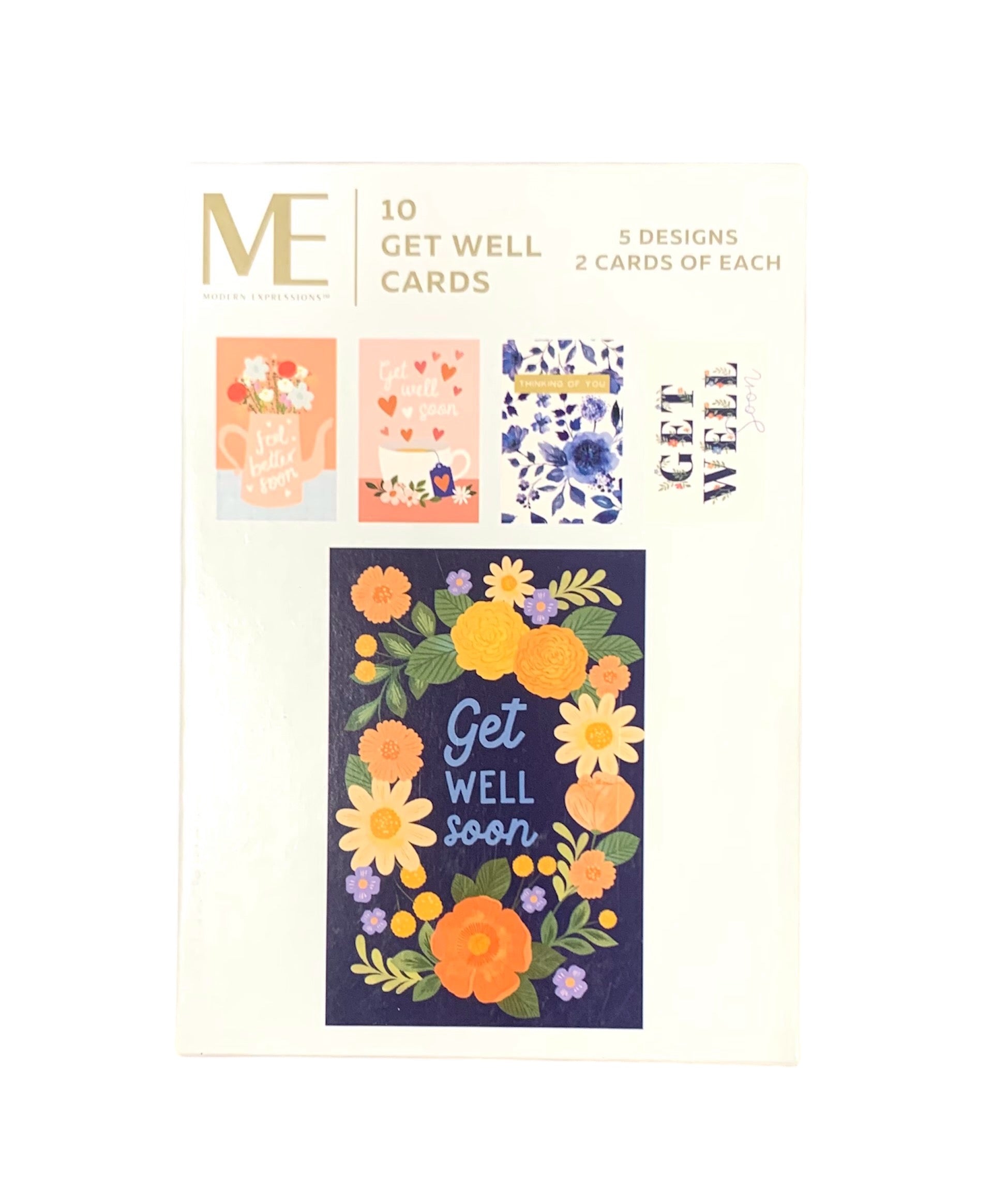 Modern Expressions Box of 10 Cards - Assorted occasions