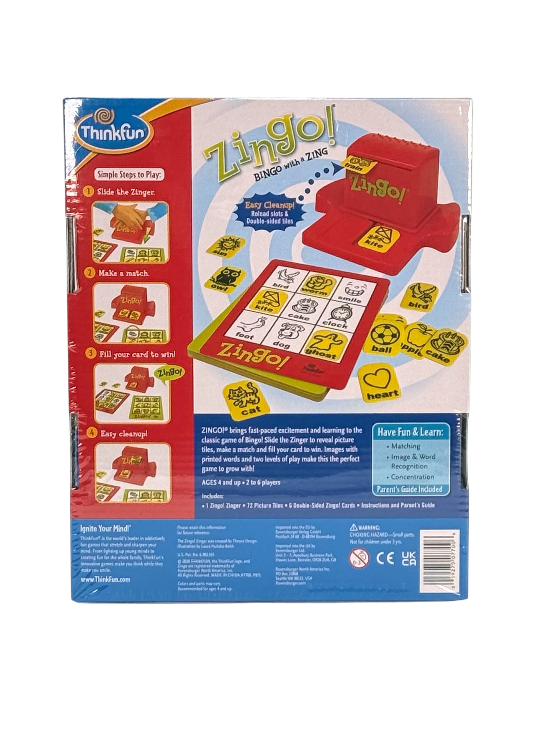 Zingo! Bingo Style Matching Game