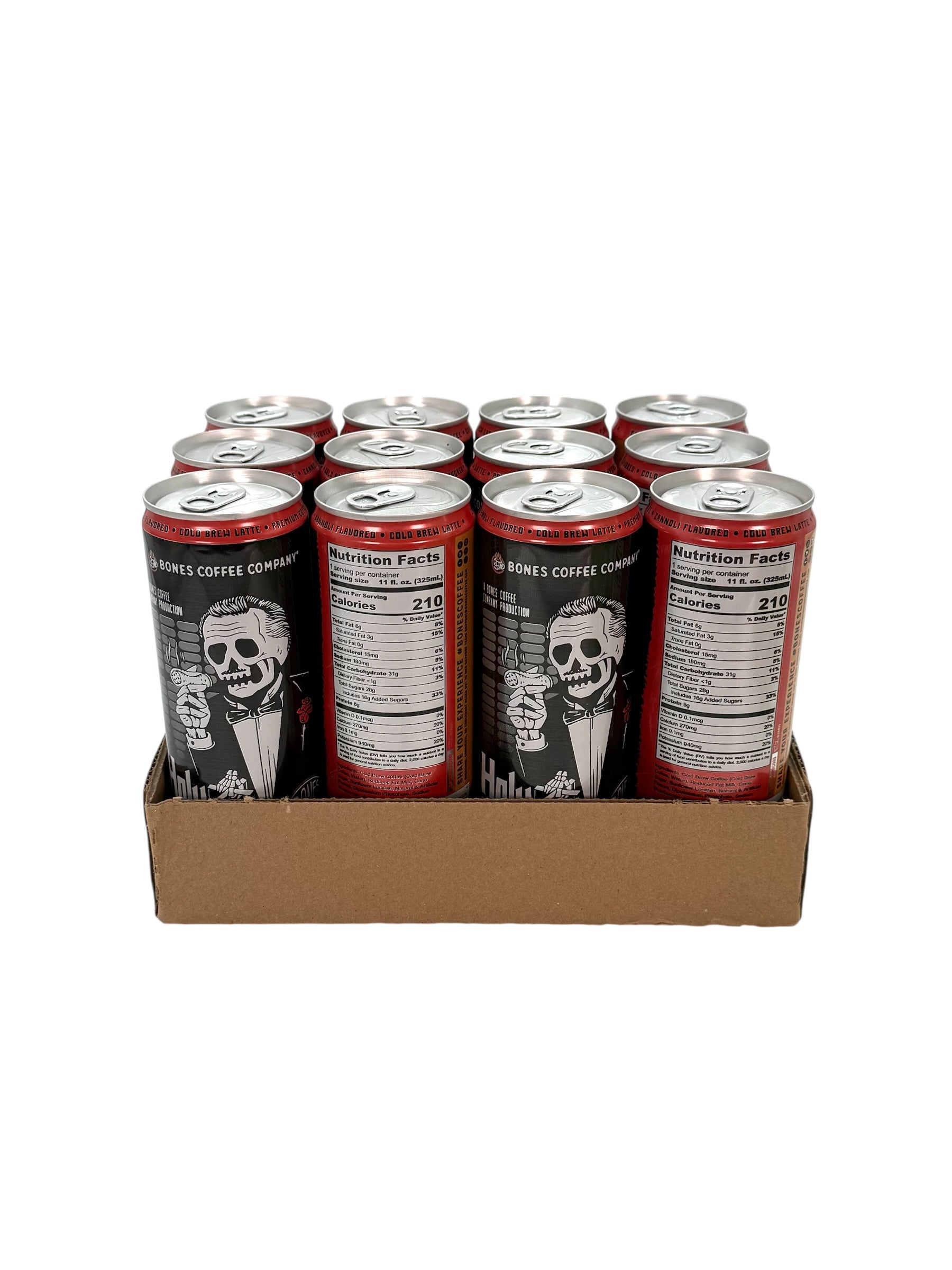 Holy Cannoli Cold Brew Latte, 11 fl. oz. Can, Case of 12 Cans