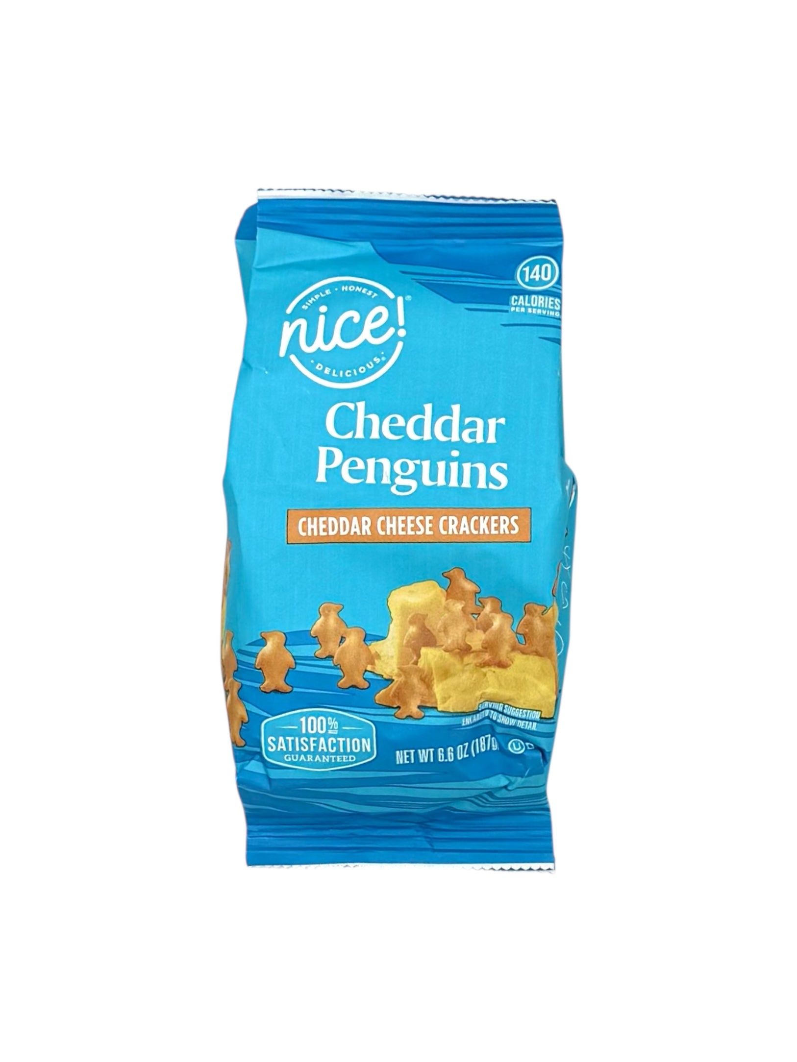 Nice! Cheddar Penguins, 6.6 oz. Bag, Case of 12 Bags