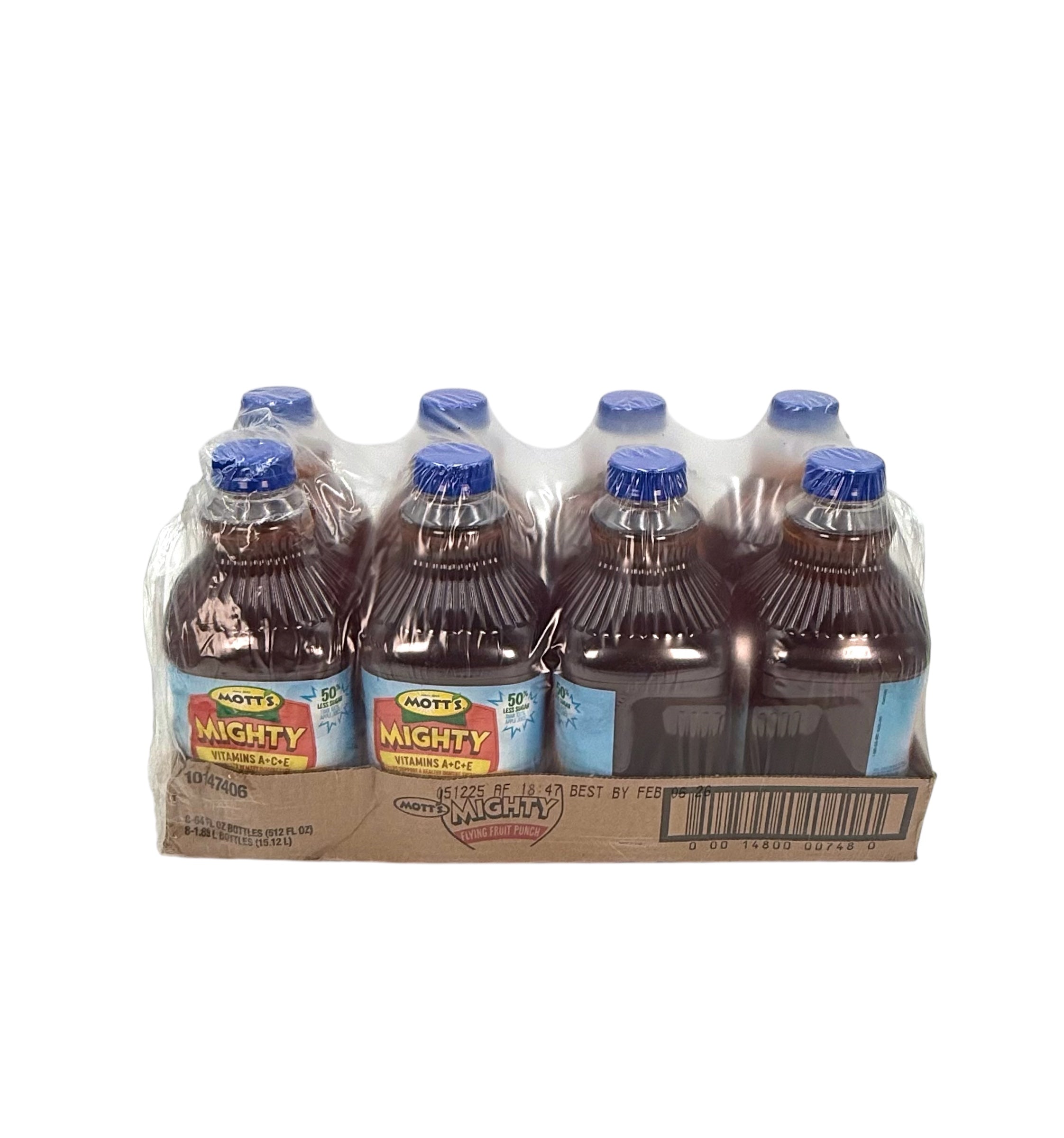 Mott's Mighty Flying Fruit Punch, 64 oz. Bottle, Case of 8 Bottles