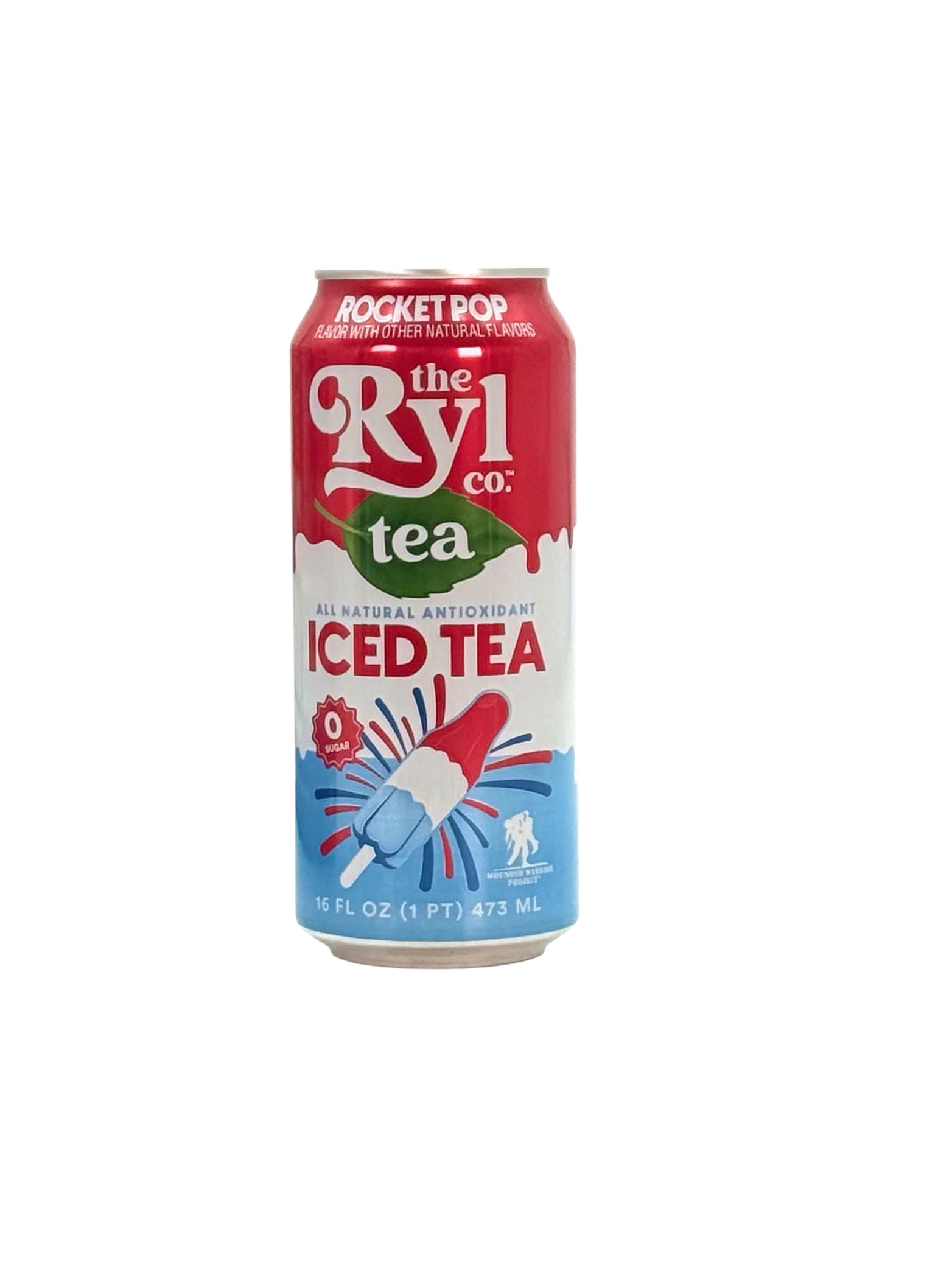 Ryl Rocket Pop Iced Tea, 16 oz. Can, Case of 12 Cans