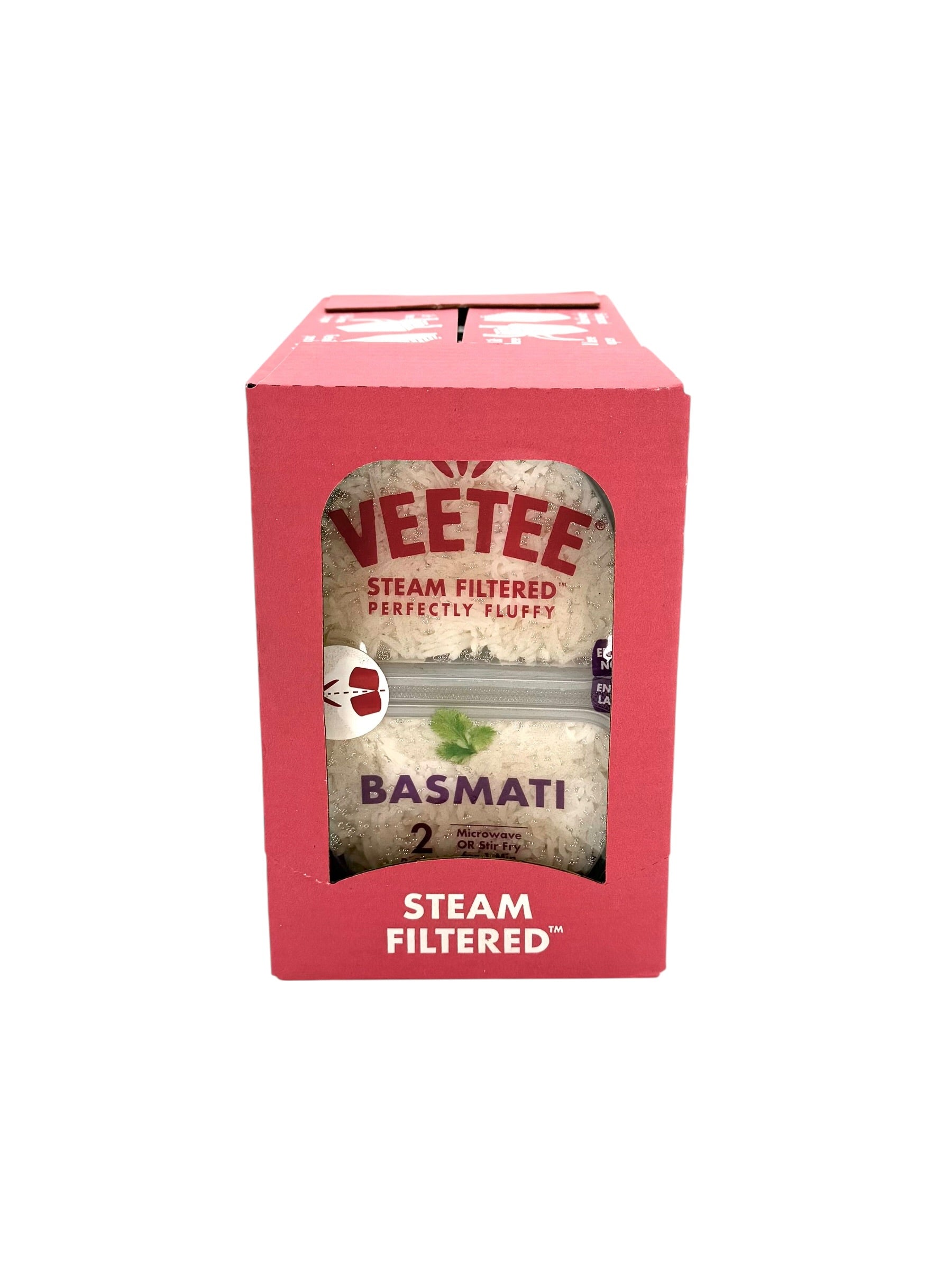 Rice, Veetee Heat & Eat Basmati Rice Pots - Case of 6 2-Packs