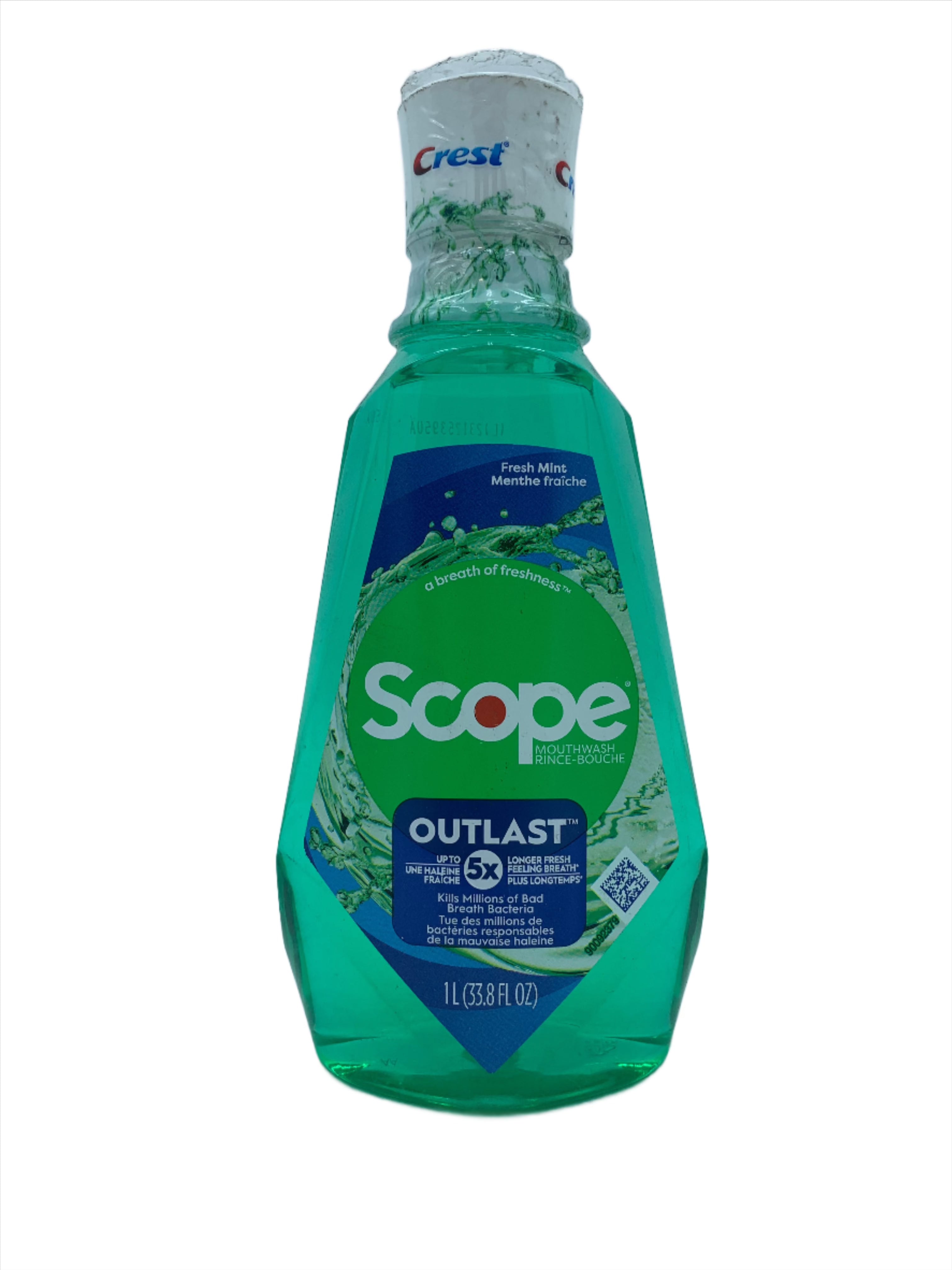 Mouthwash & Rinse. Full Size. Assorted brands and flavors.