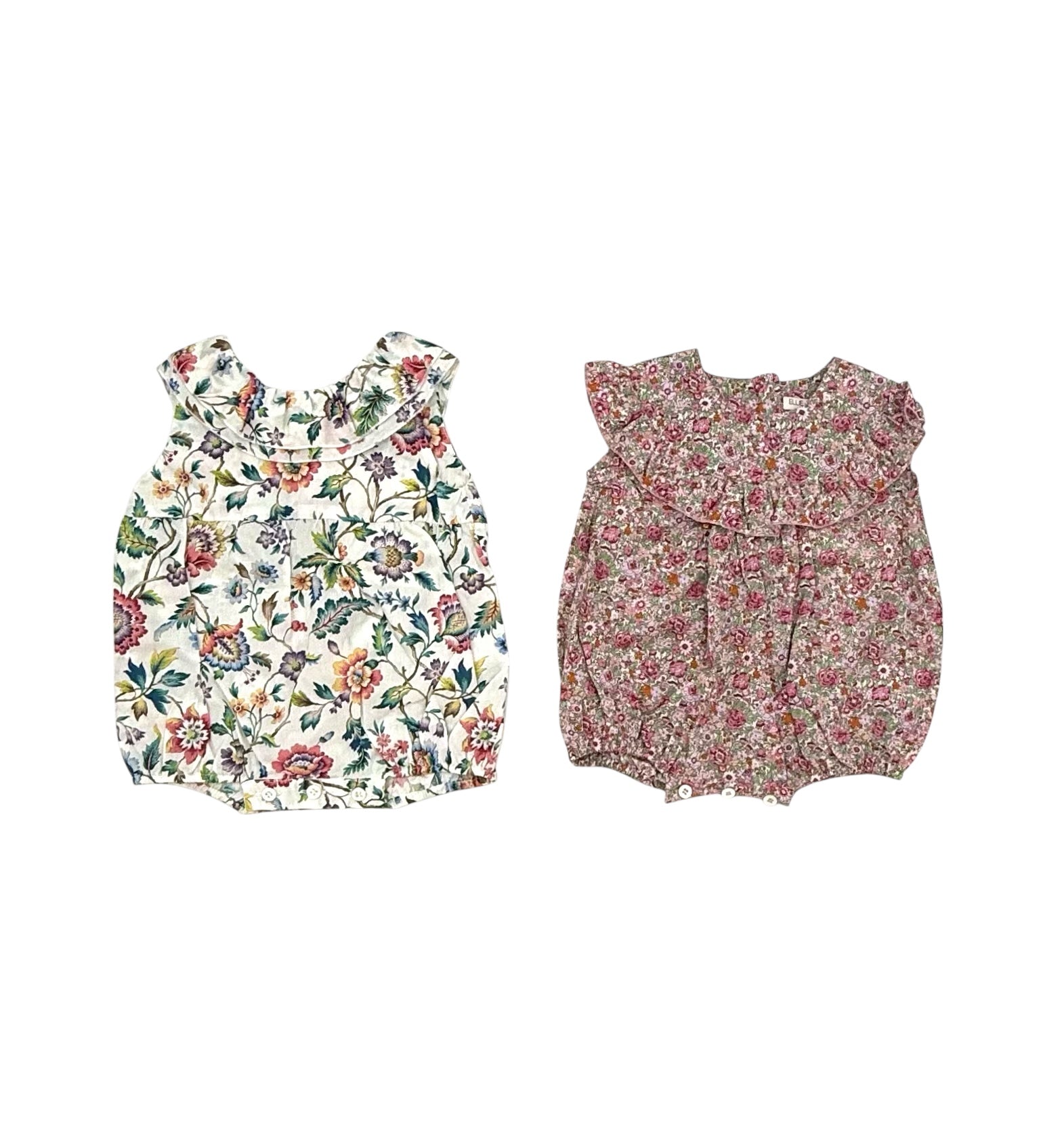 Baby Girls Romper, Ellie and Becca Brand, Assorted Colors and Styles