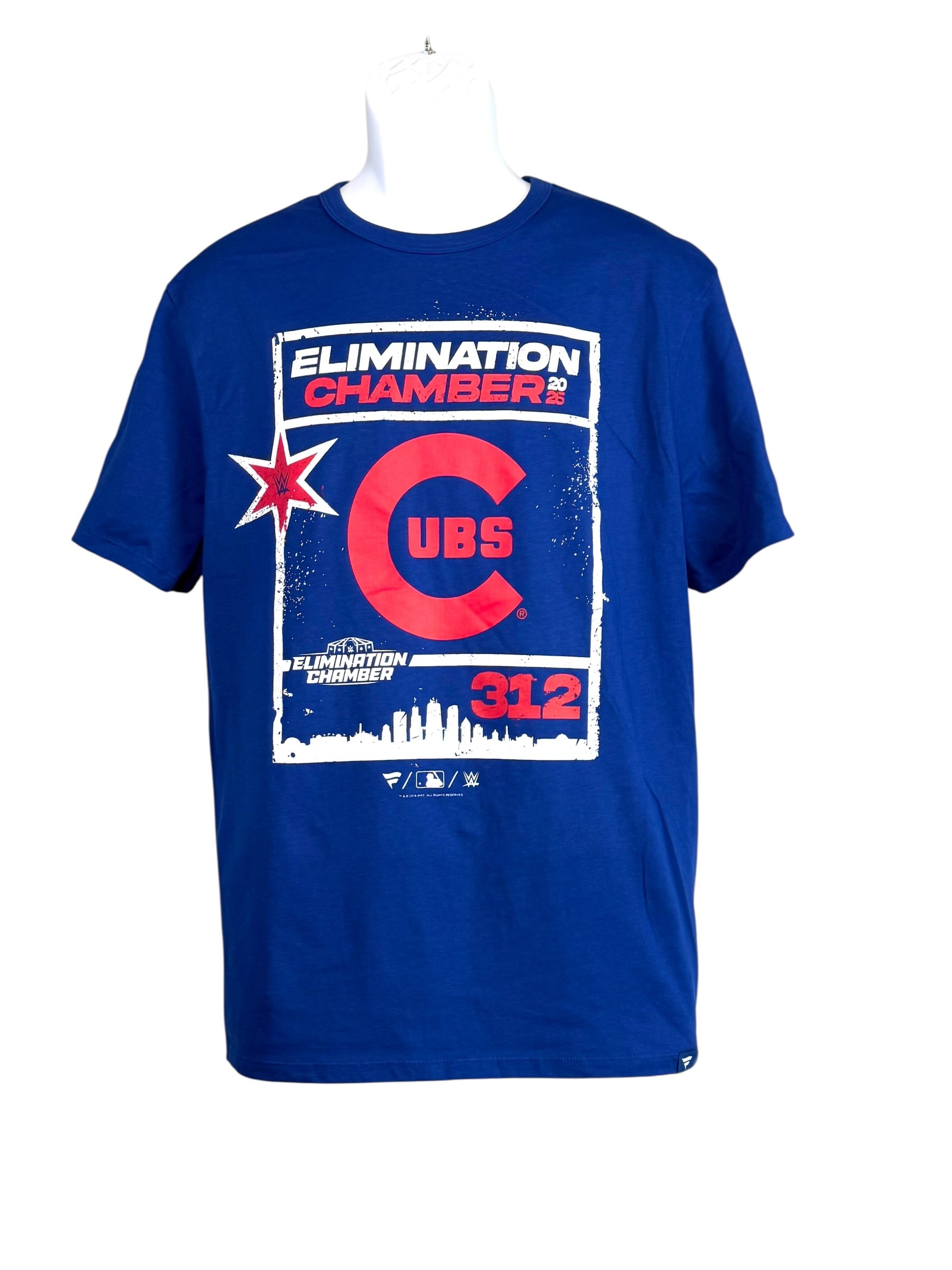 WWE X Chicago Cubs Elimination Chamber T-Shirt