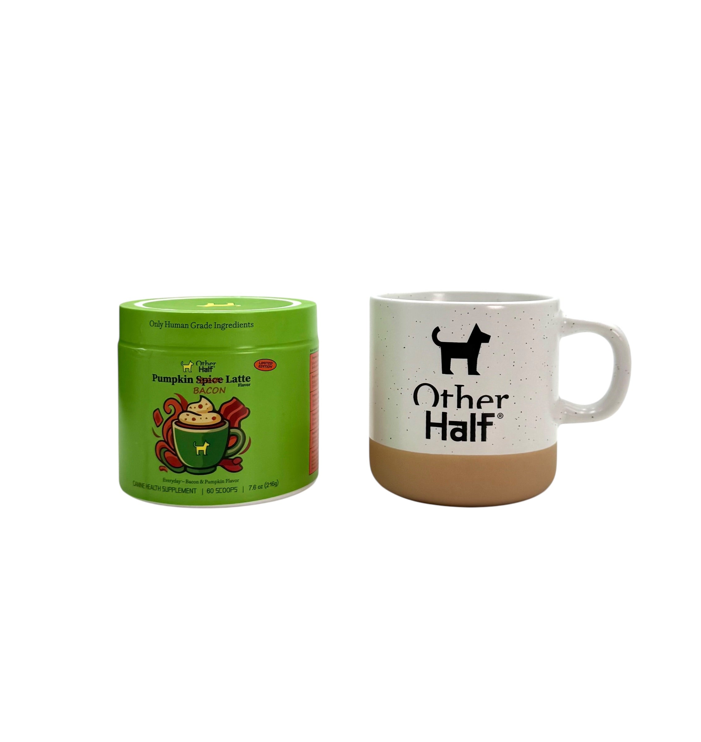 Canine Everyday Health Supplement, 7.6 oz. Tin & Coffee Mug Gift Set - My Other Half Brand