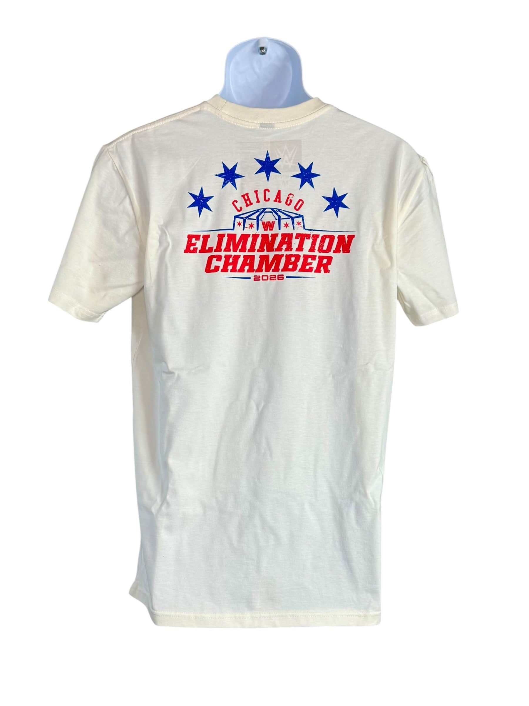 WWE Elimination Chamber Cream "W" T-Shirt