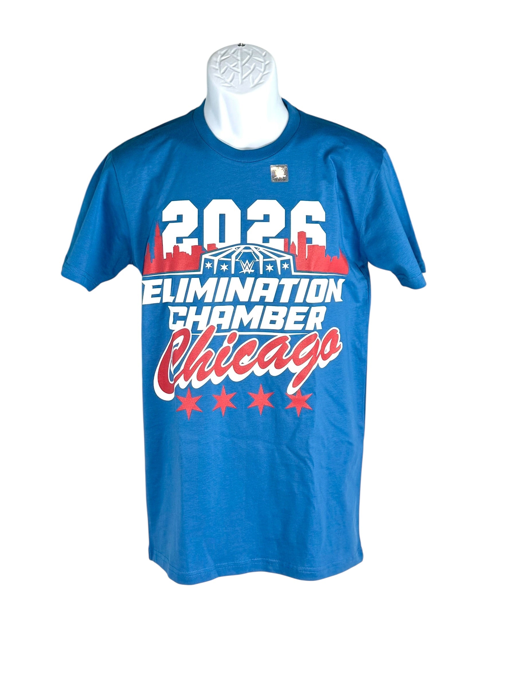 WWE Elimination Chamber Chicago Blue T-Shirt