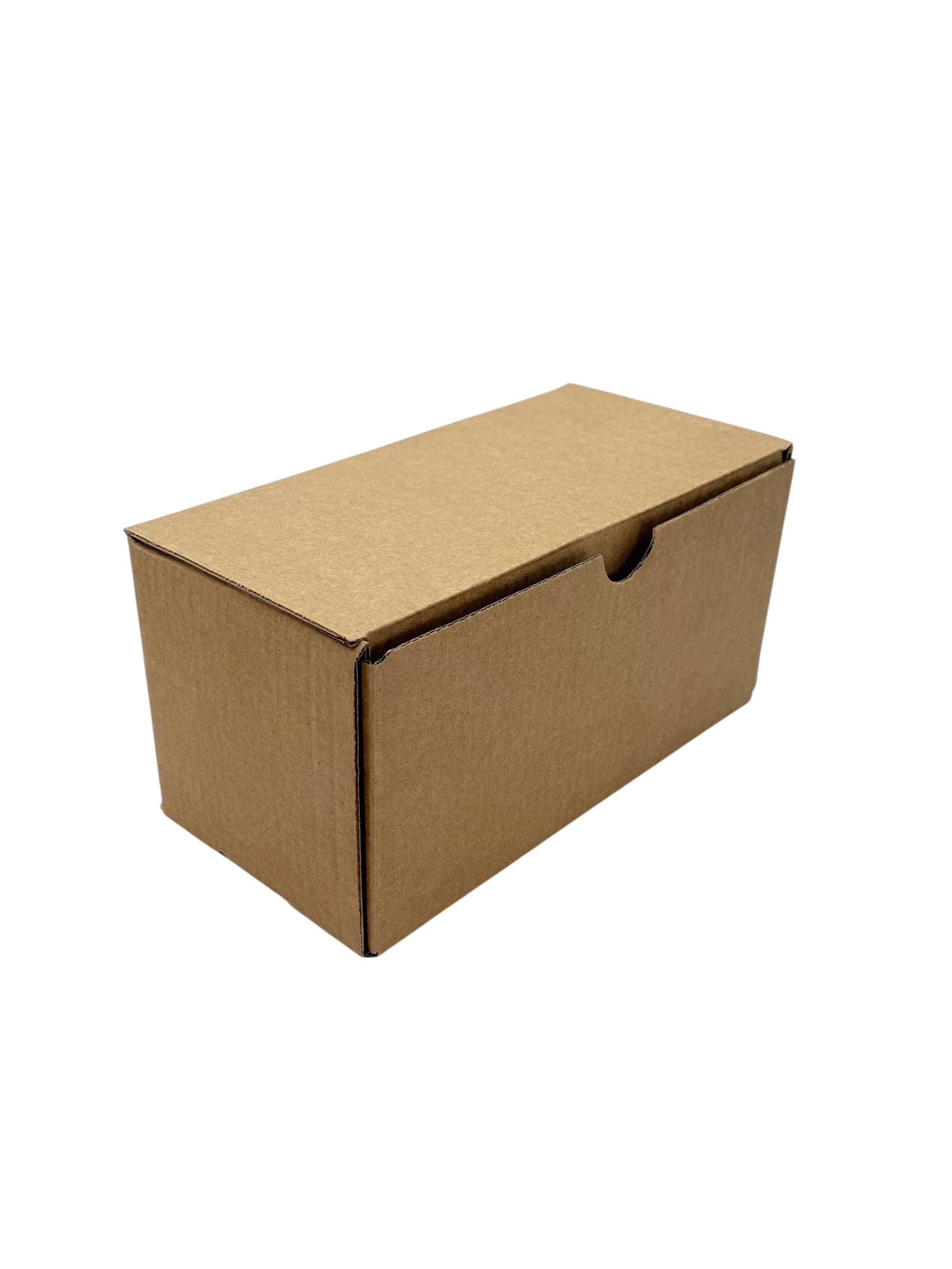 Flat-Pack Natural Cardboard Boxes - Bundle of 10 Boxes