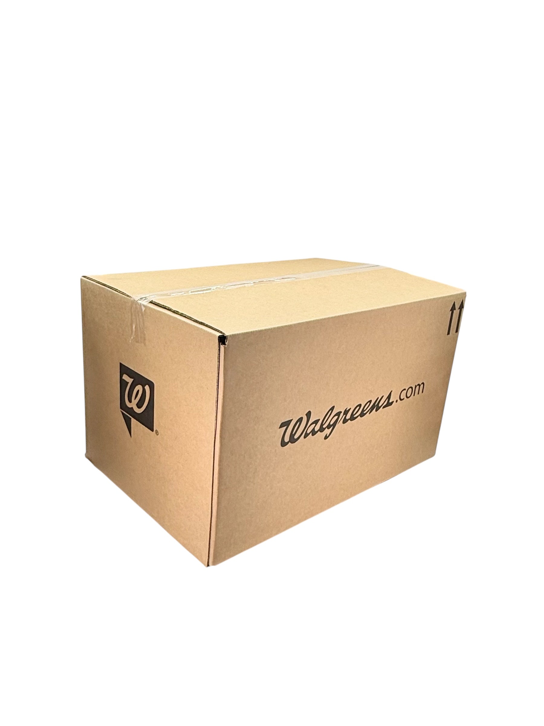 Flat-Pack 24" x 16" x 14" Cardboard Boxes, Walgreens Branded - Bundle of 25 Boxes