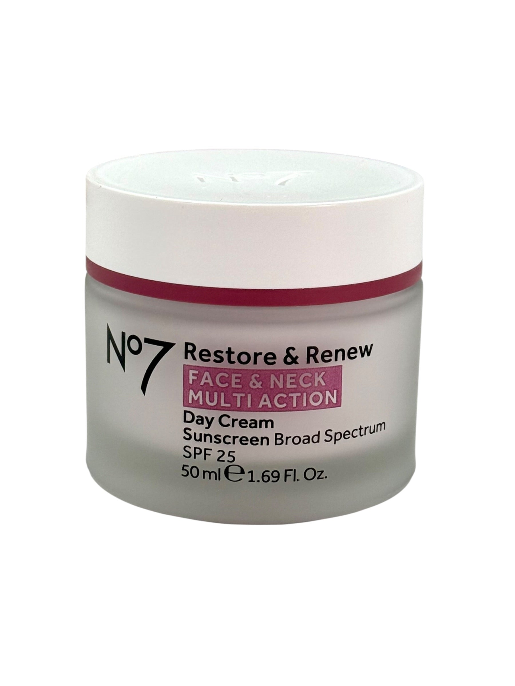 No 7 Face & Neck Multi Action Day Cream -  1.69 fl. oz. Jar