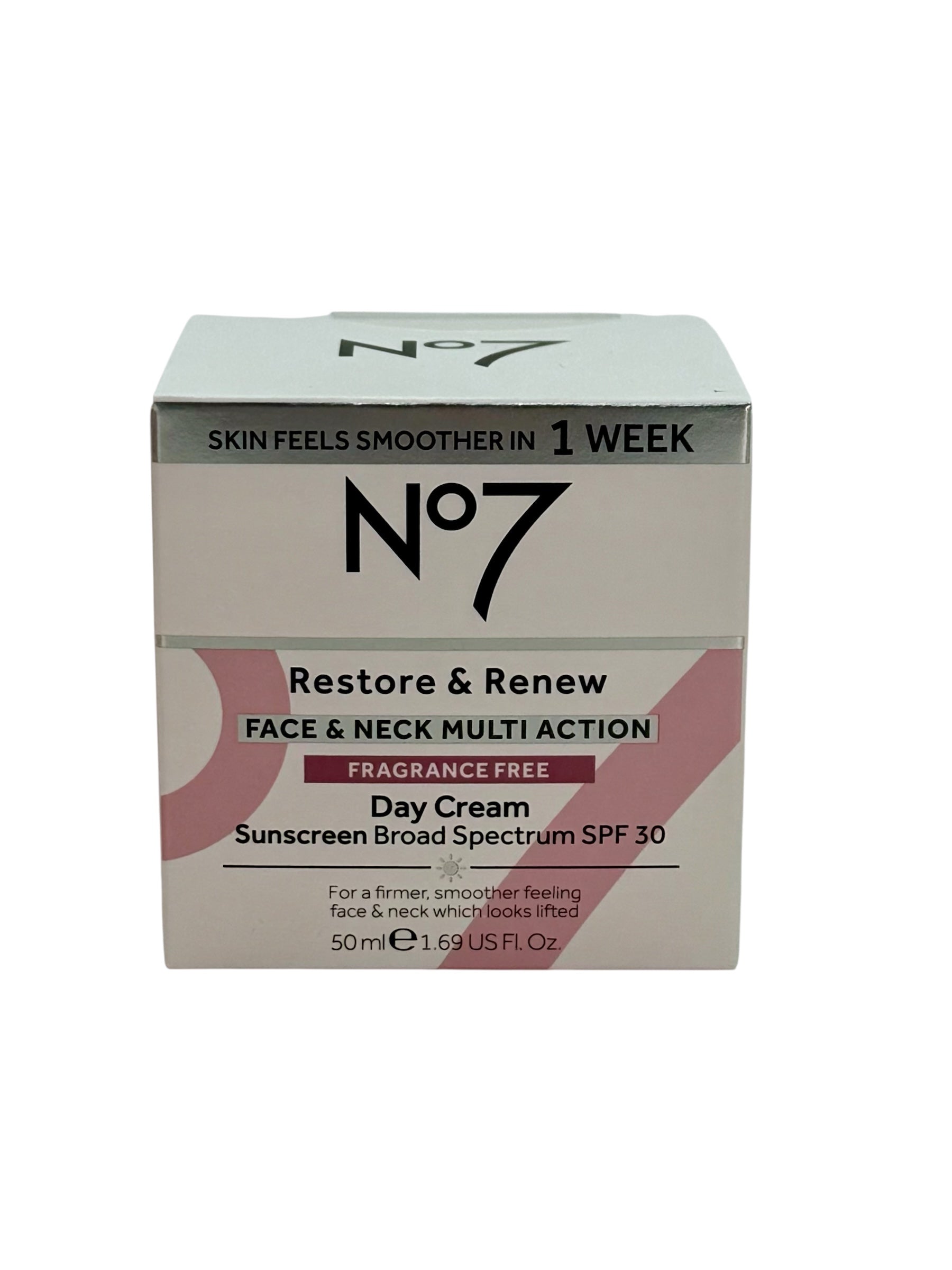 No 7 Face & Neck Multi Action Day Cream -  1.69 fl. oz. Jar