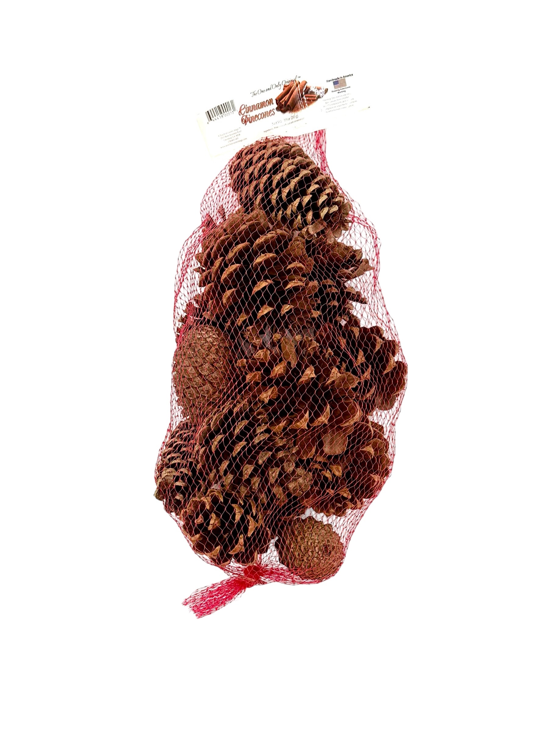 Cinnamon Scented Pine Cones, 10 oz. Bag - Case of 6 Bags