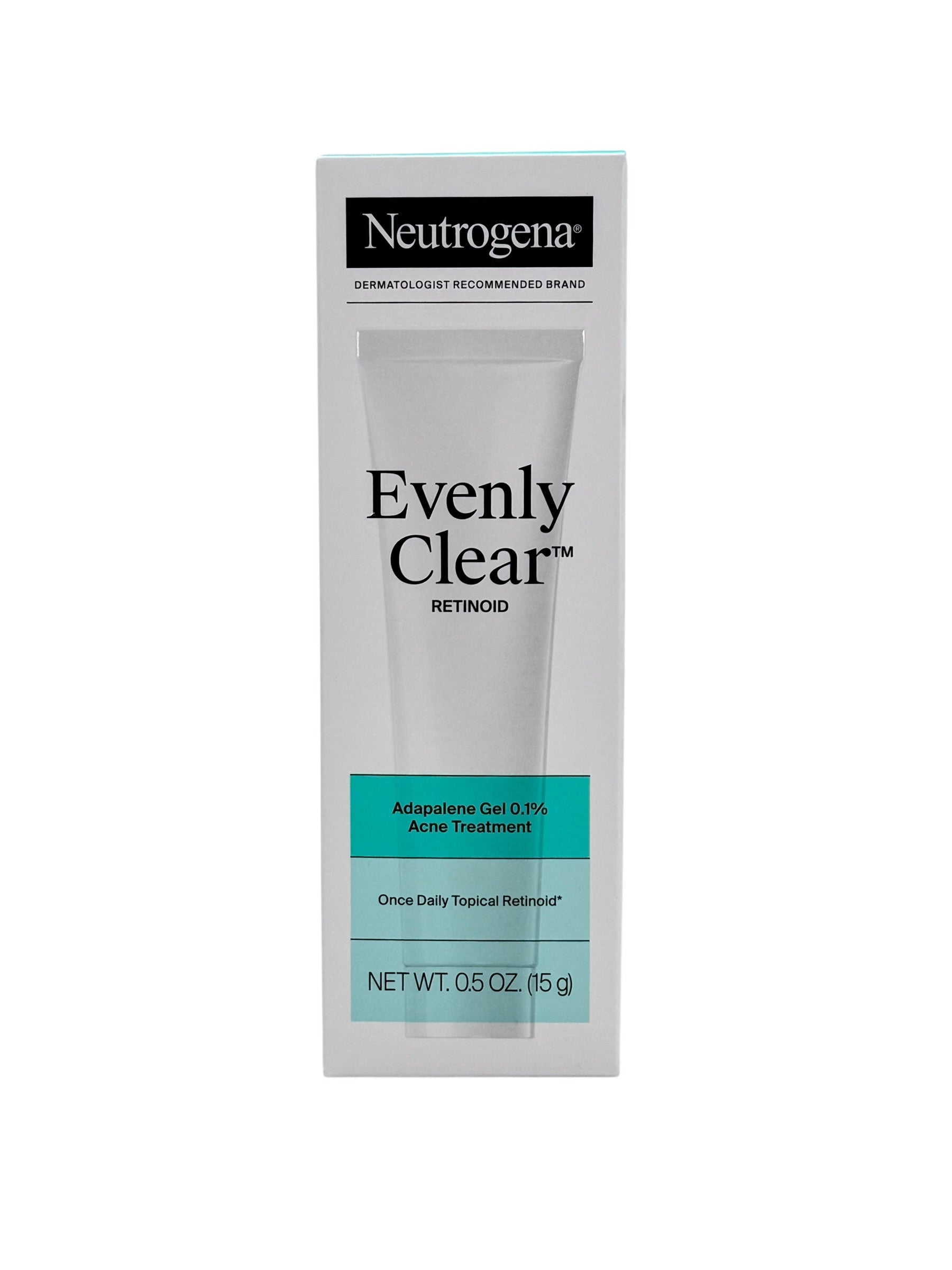 Neutrogena Evenly Clear Facial Retinoid Acne Treatment - 0.5 oz. Tube, Pack of 3 Tubes