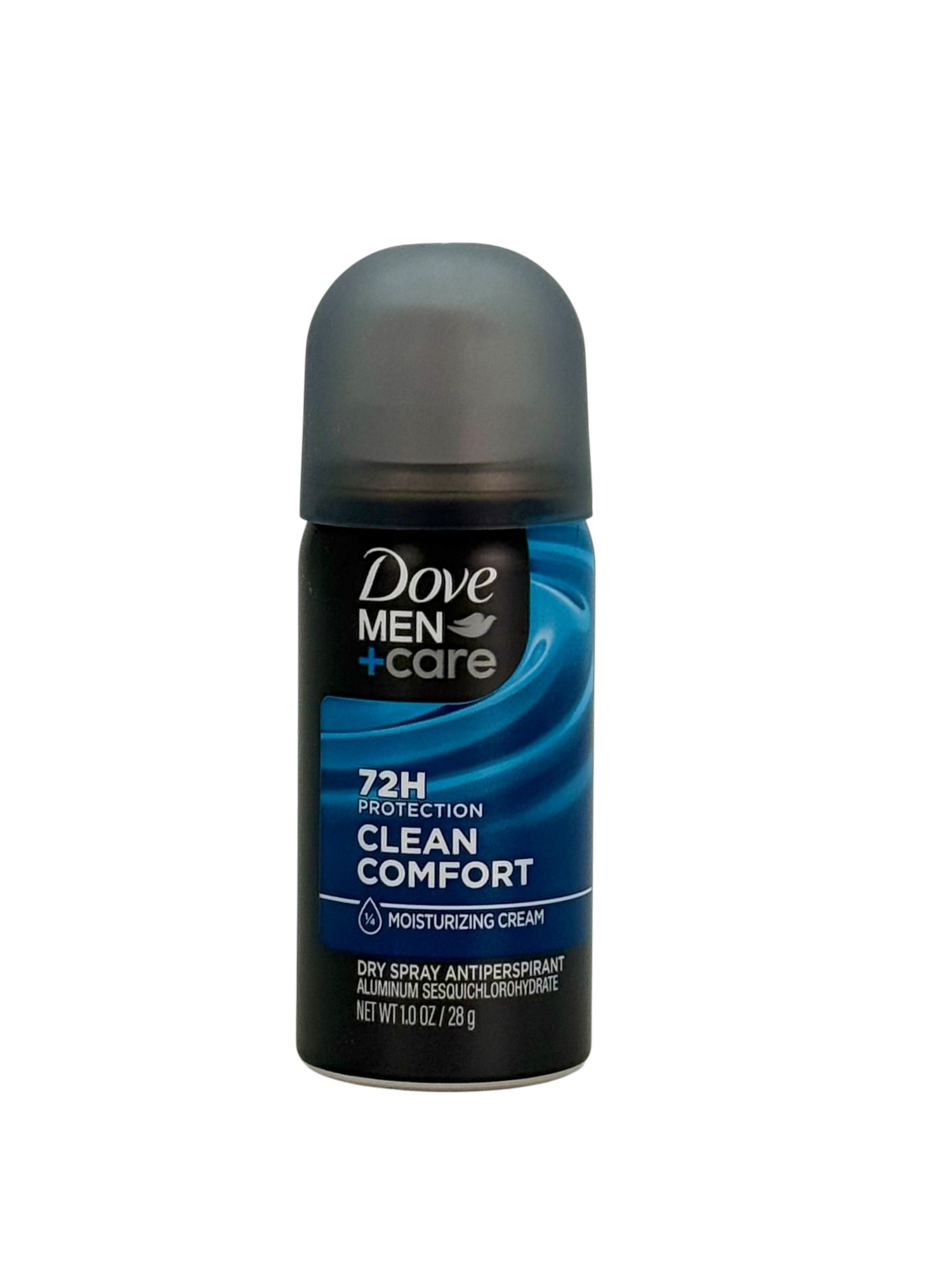 Dove Men+Care 72 Hour Clean Comfort Antiperspirant & Deodorant Dry Spray - 1 oz. Travel Size, Case of 24 Cans