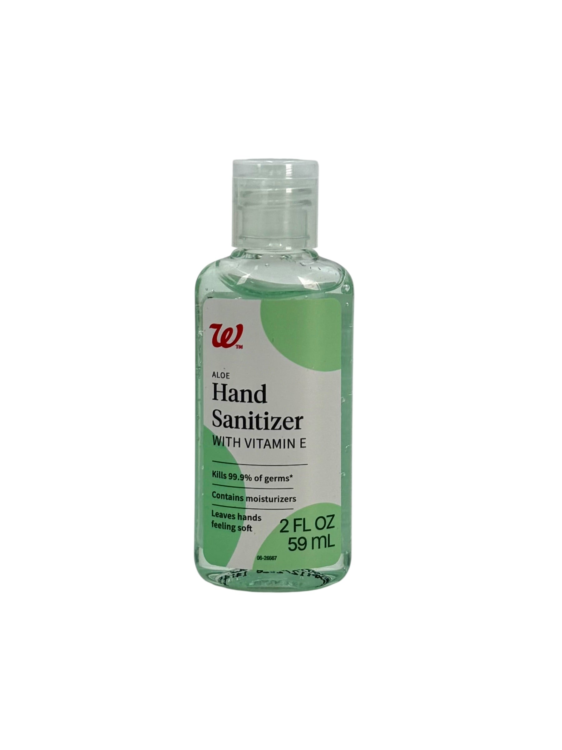 Aloe Hand Sanitizer with Vitamin E - 2 oz. Bottle