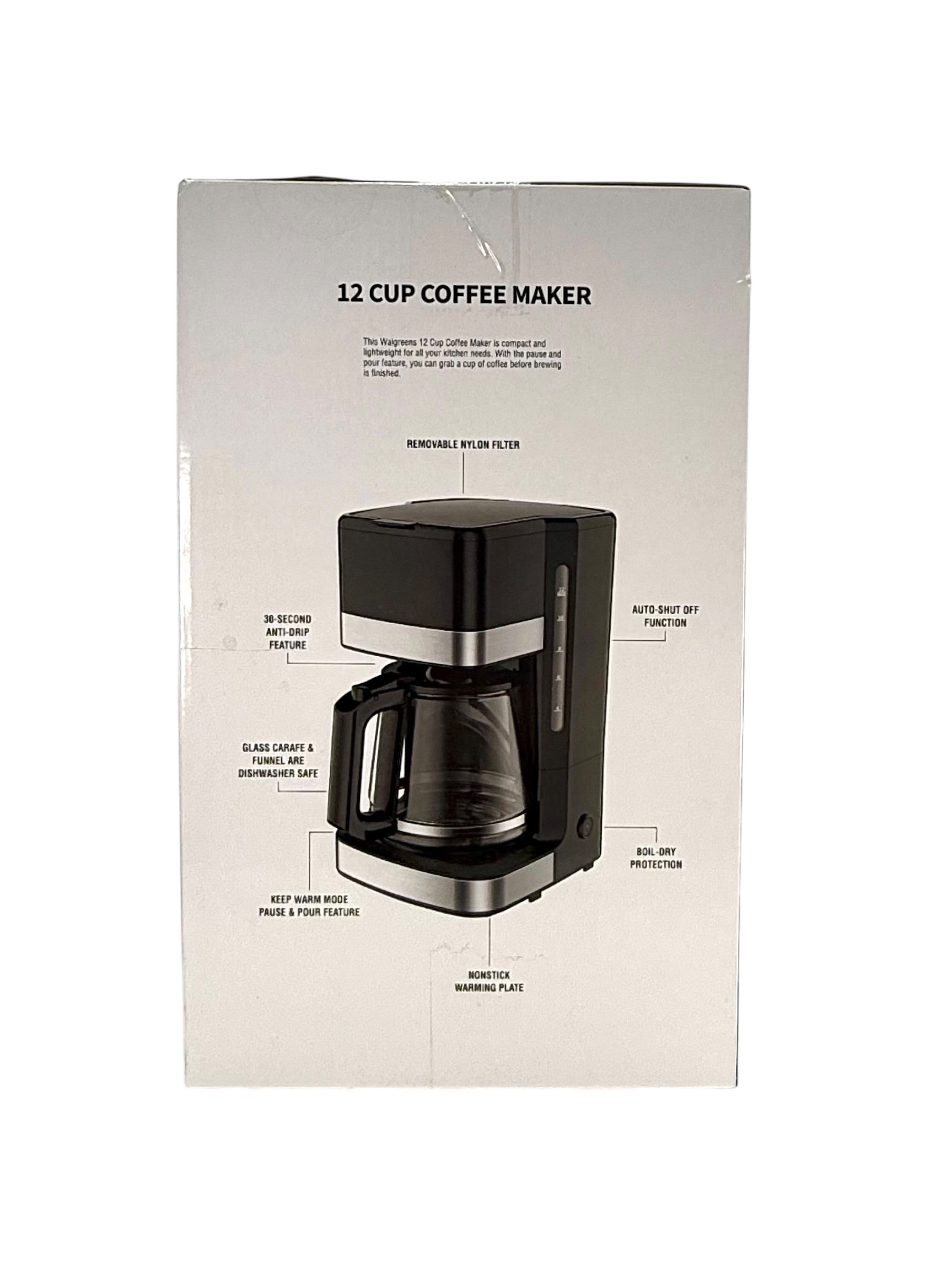 Coffee Maker, 12 Cup - Walgreens Brand