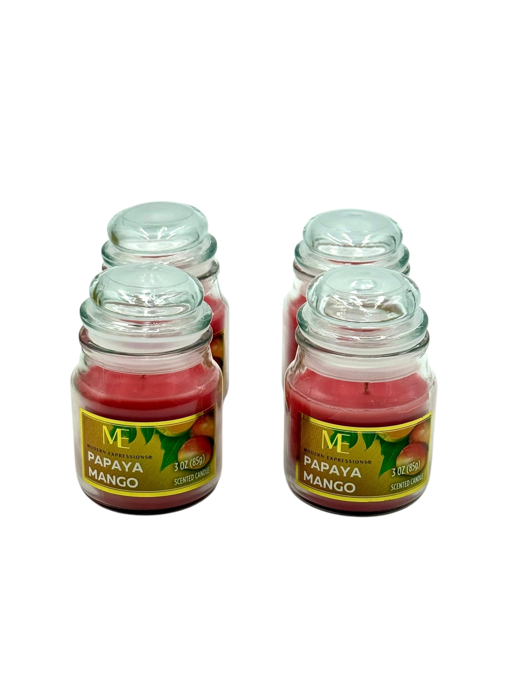 Scented Candle - 3 oz Jar with Lid -  Case of 4 Candles