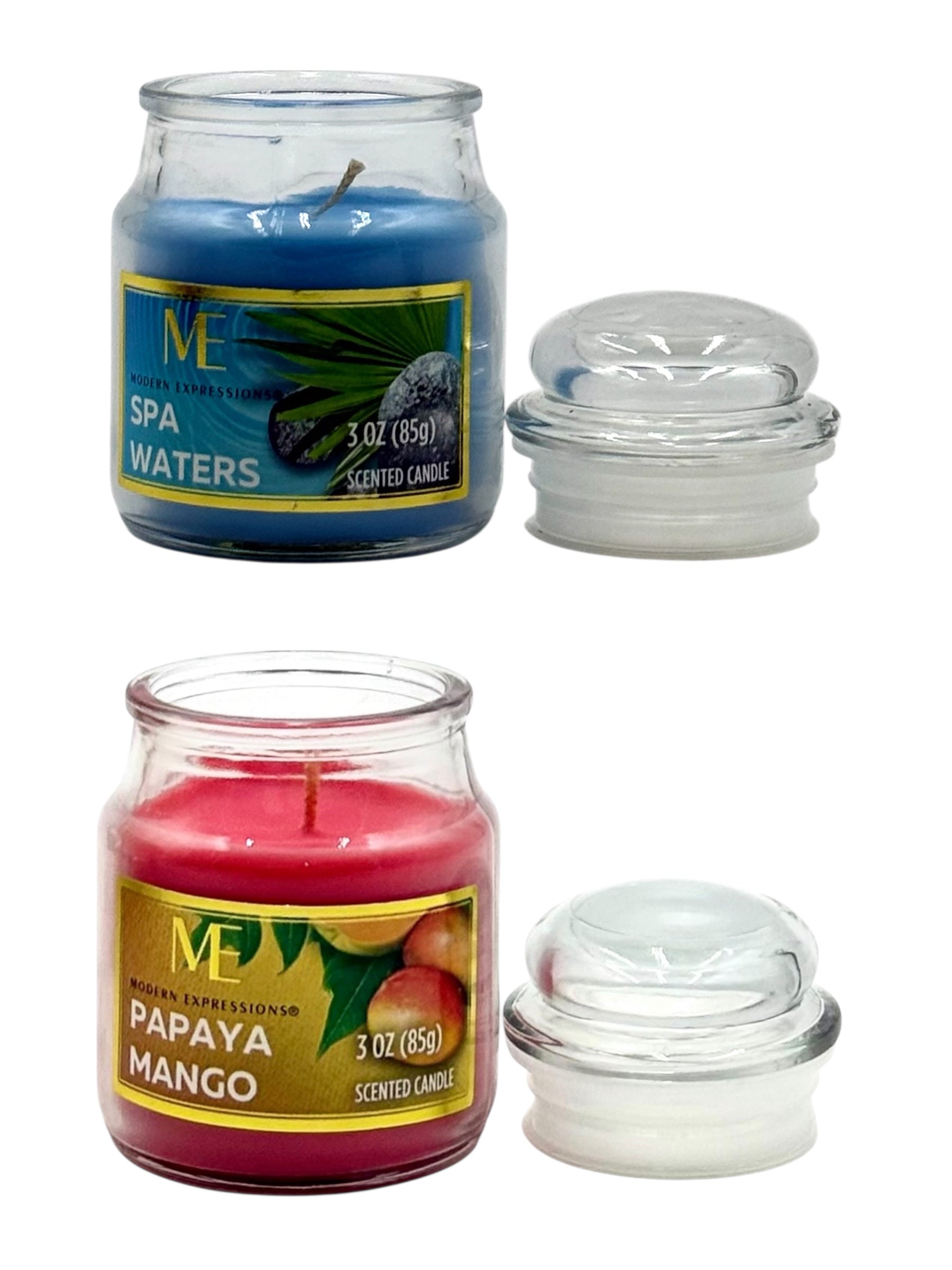 Scented Candle - 3 oz Jar with Lid -  Case of 4 Candles
