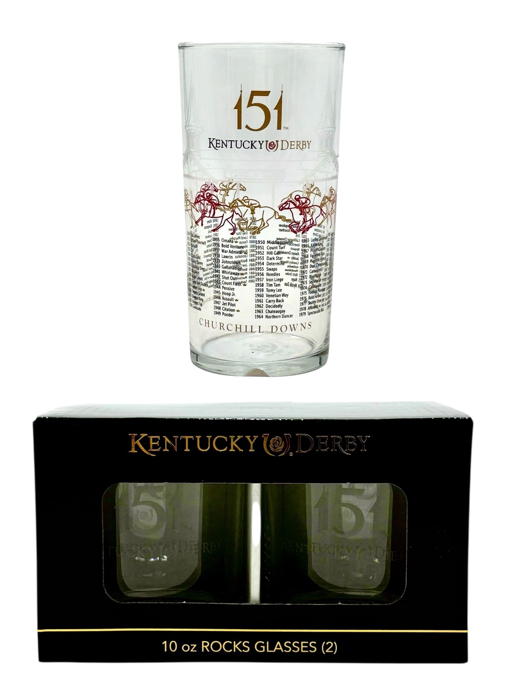 Kentucky Derby Commemorative Glassware