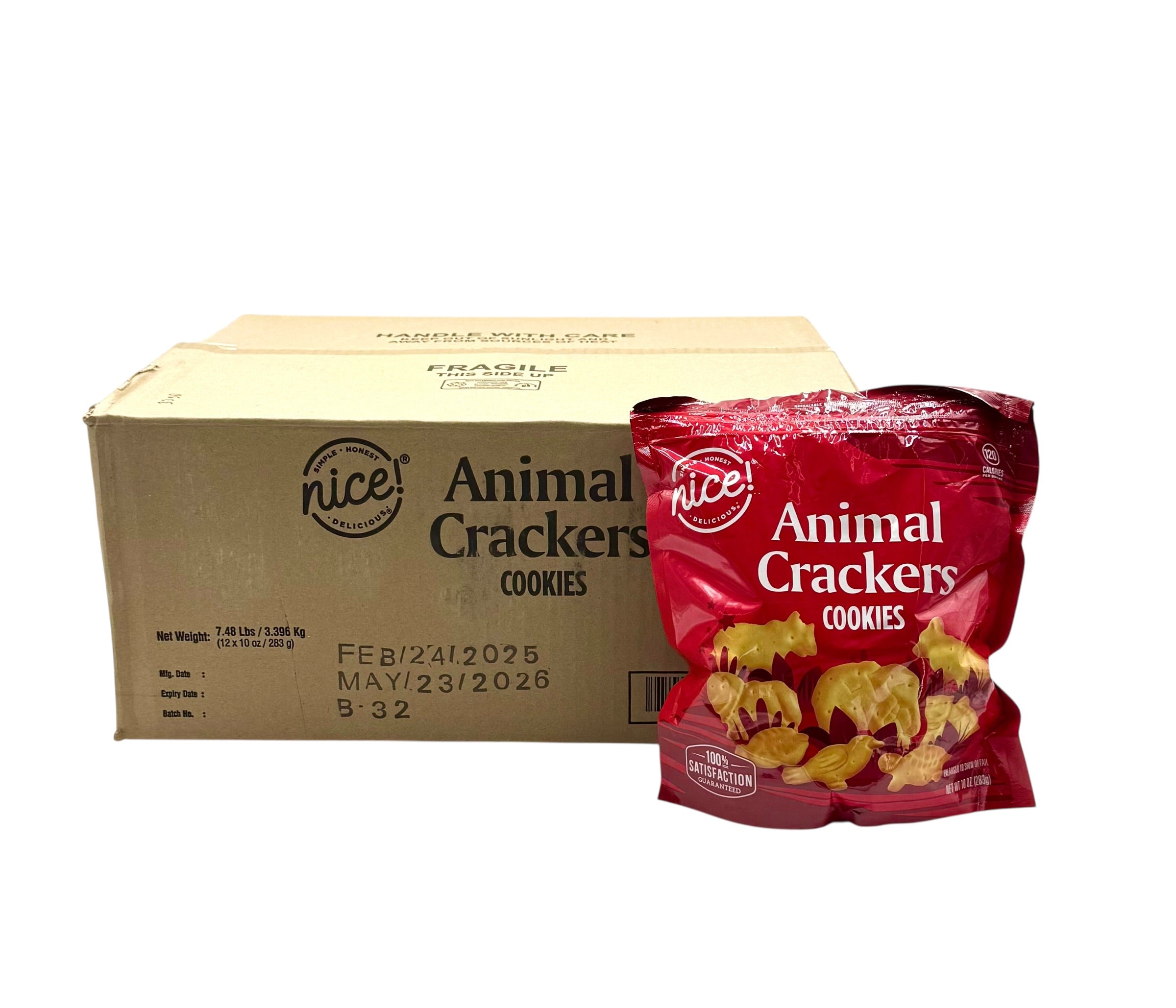 Animal Crackers, 10 oz. Bag - Case of 12 Bags