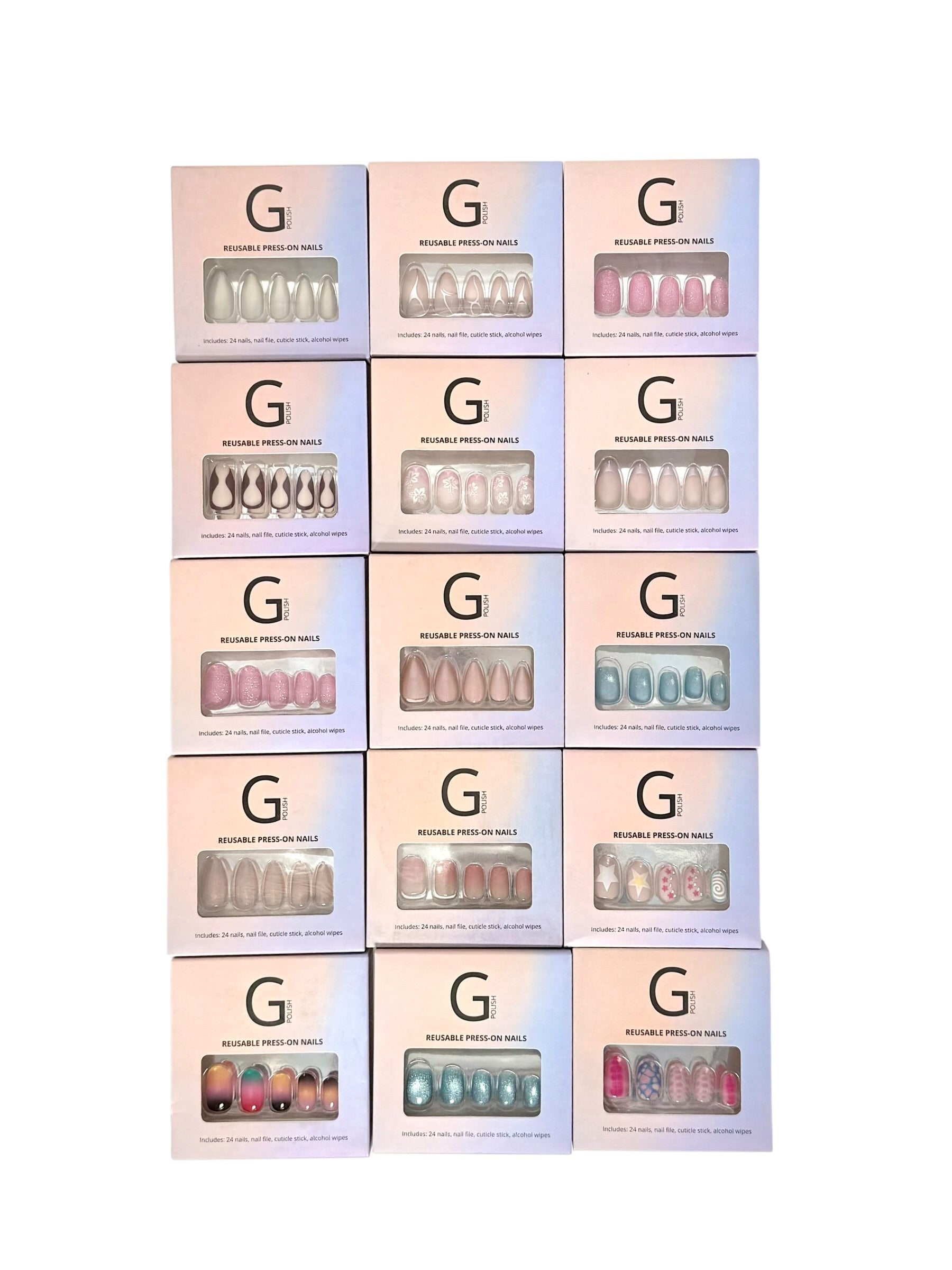 Reusable Press-On Nails, G Polish Brand