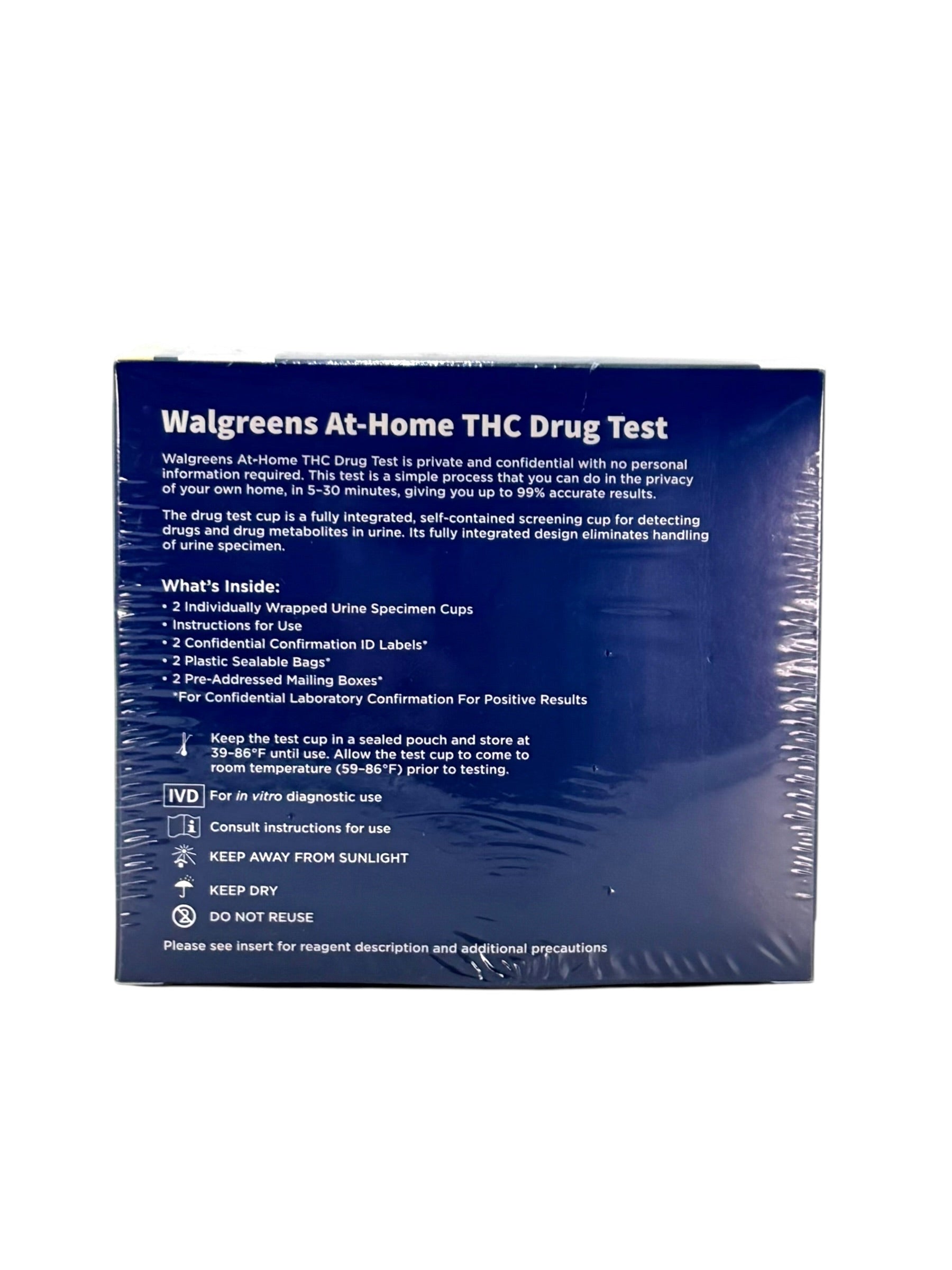 At-Home THC Drug Test, Pack of 2 Kits
