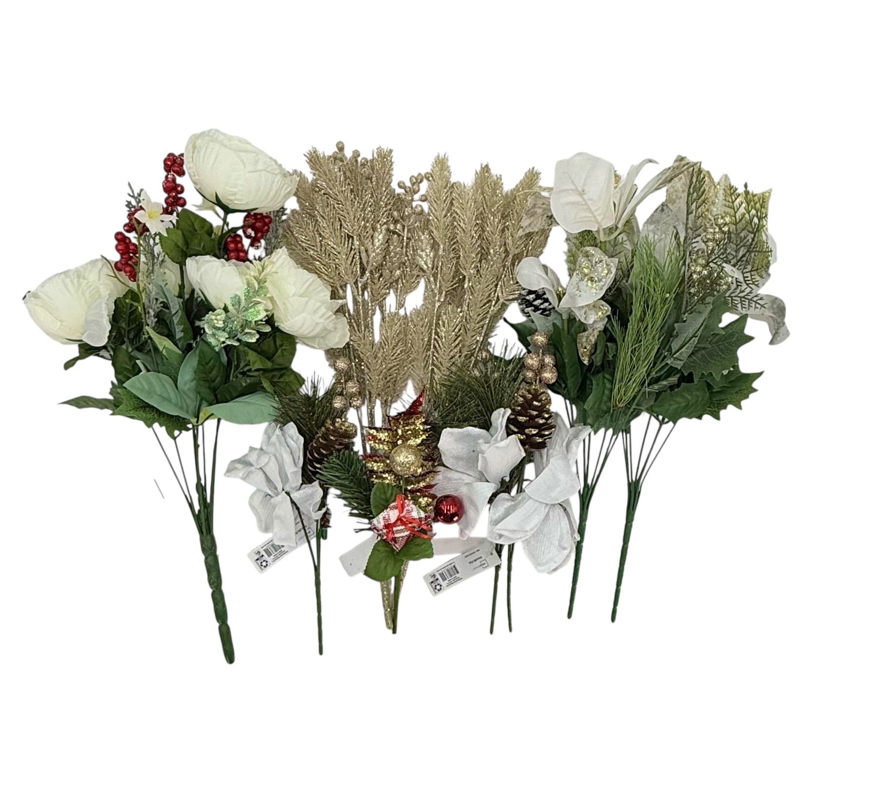 Christmas Artificial Floral Items - Assorted Box