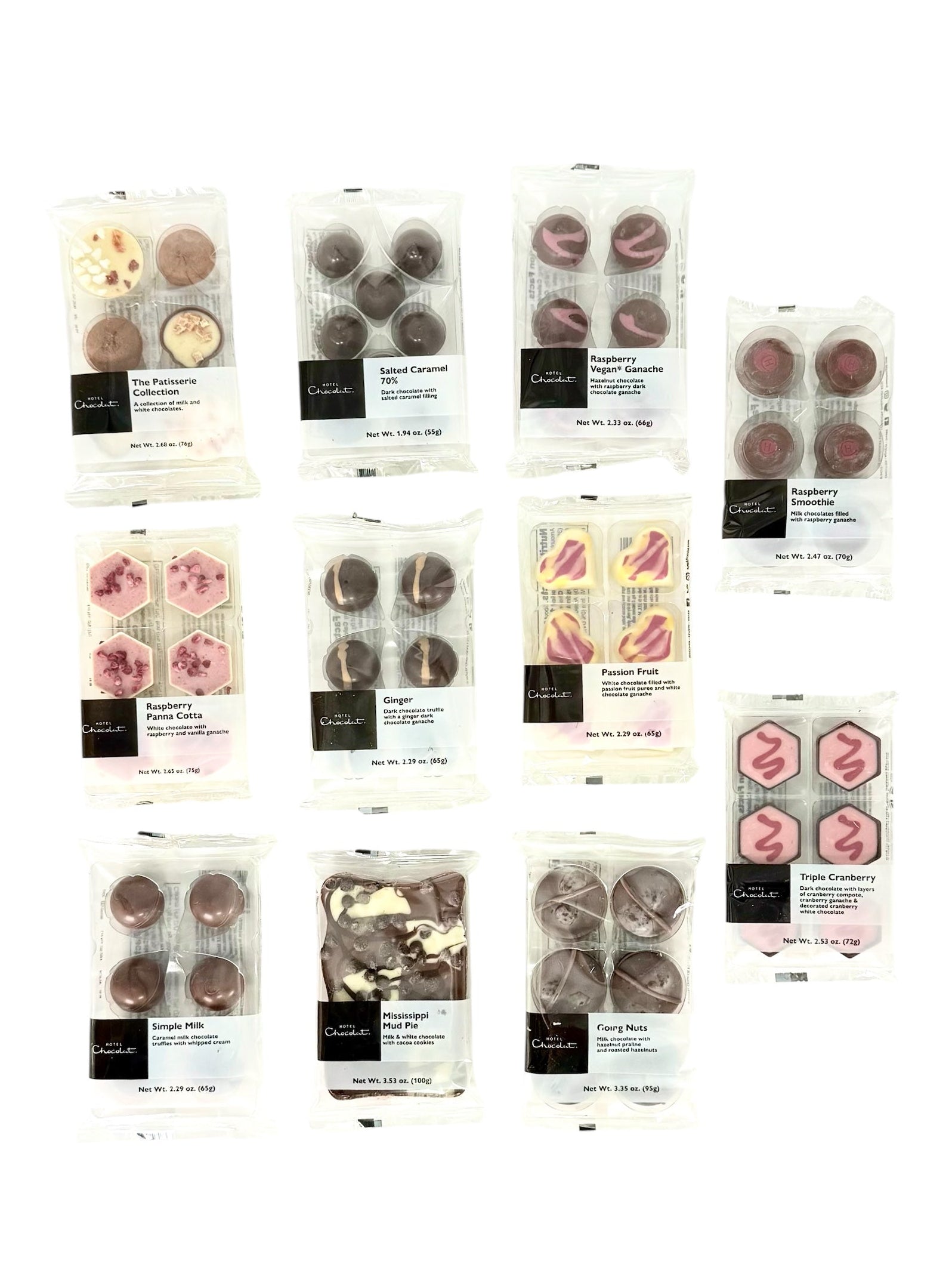 Premium Chocolate Sampler, Assorted Flavors - Hotel Chocolat Brand