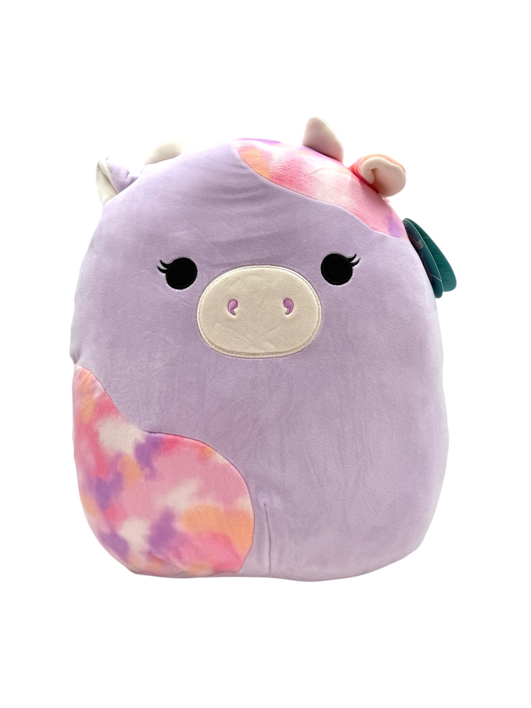 Plush 16 Inch Squishmallow Light Pink Cow - Case of 4