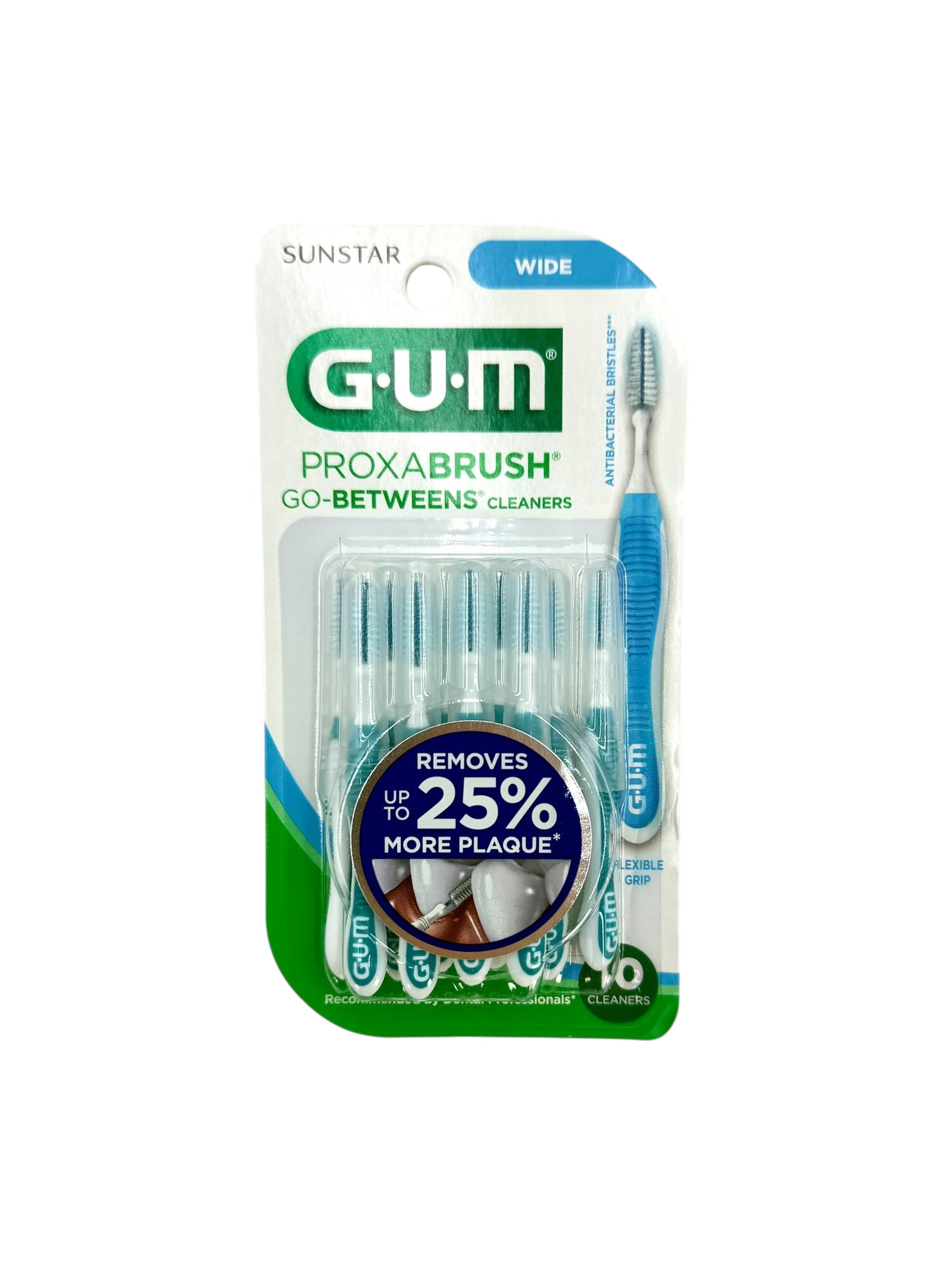 GUM Proxabrush Go-Betweens Interdental Cleaners - Bag of 6 Packs of 10 Cleaners