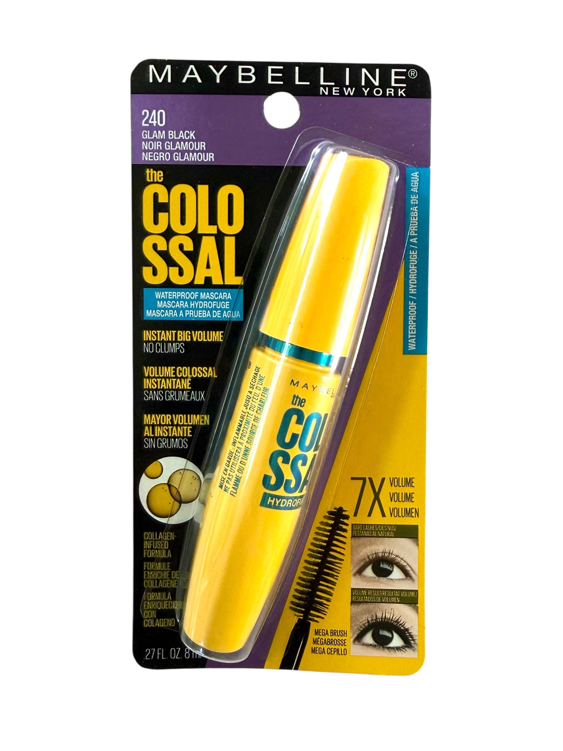 Maybelline Mascara, Black, Assorted Styles - 1 Tube