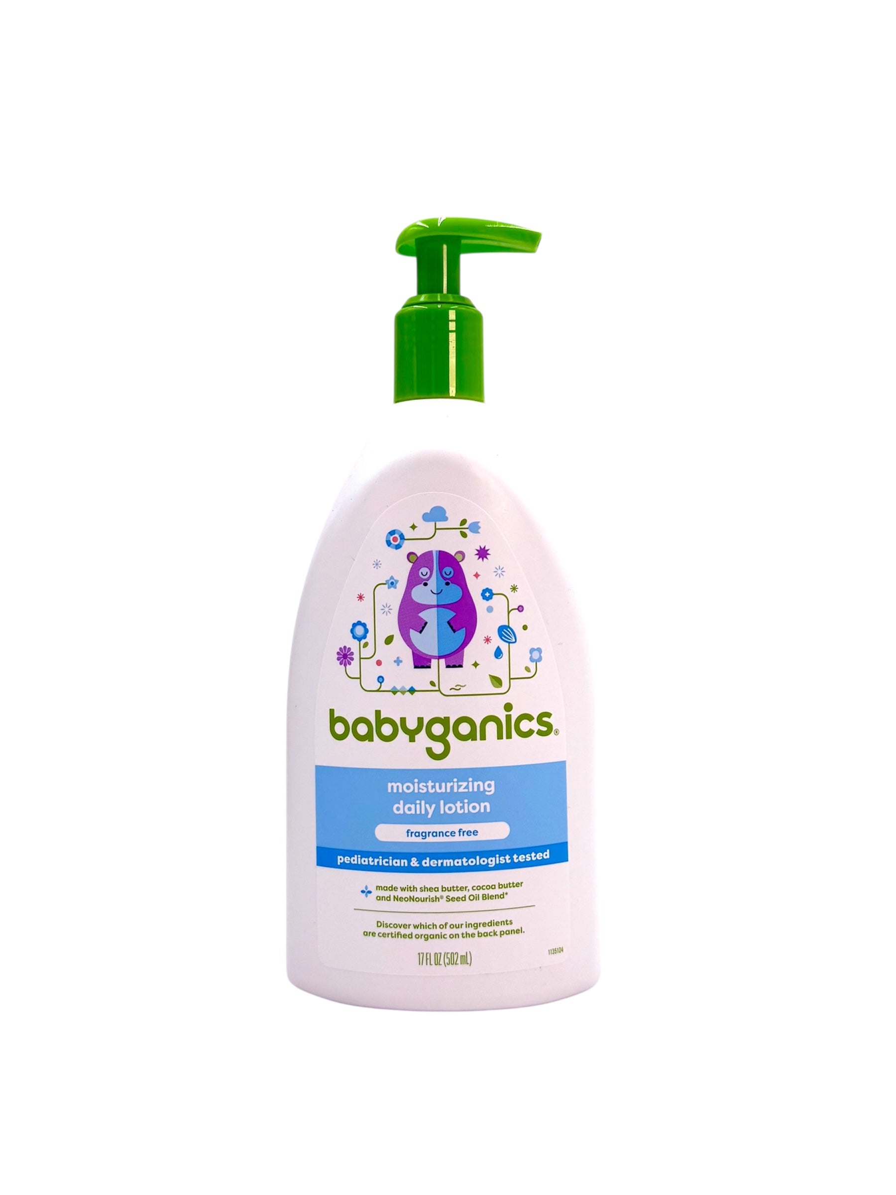 Moisturizing Daily Lotion - Babyganics - 17 oz. Bottle, Case of 4 Bottles