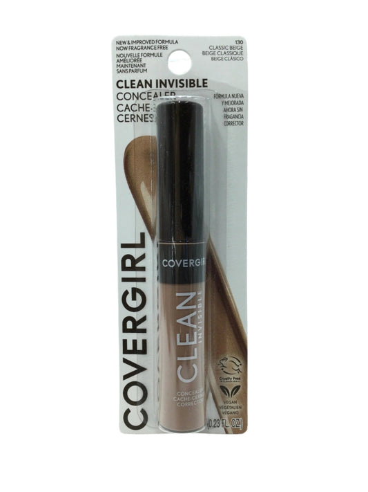 Covergirl Clean Invisible Concealer, Classic Beige. 2 Pack.