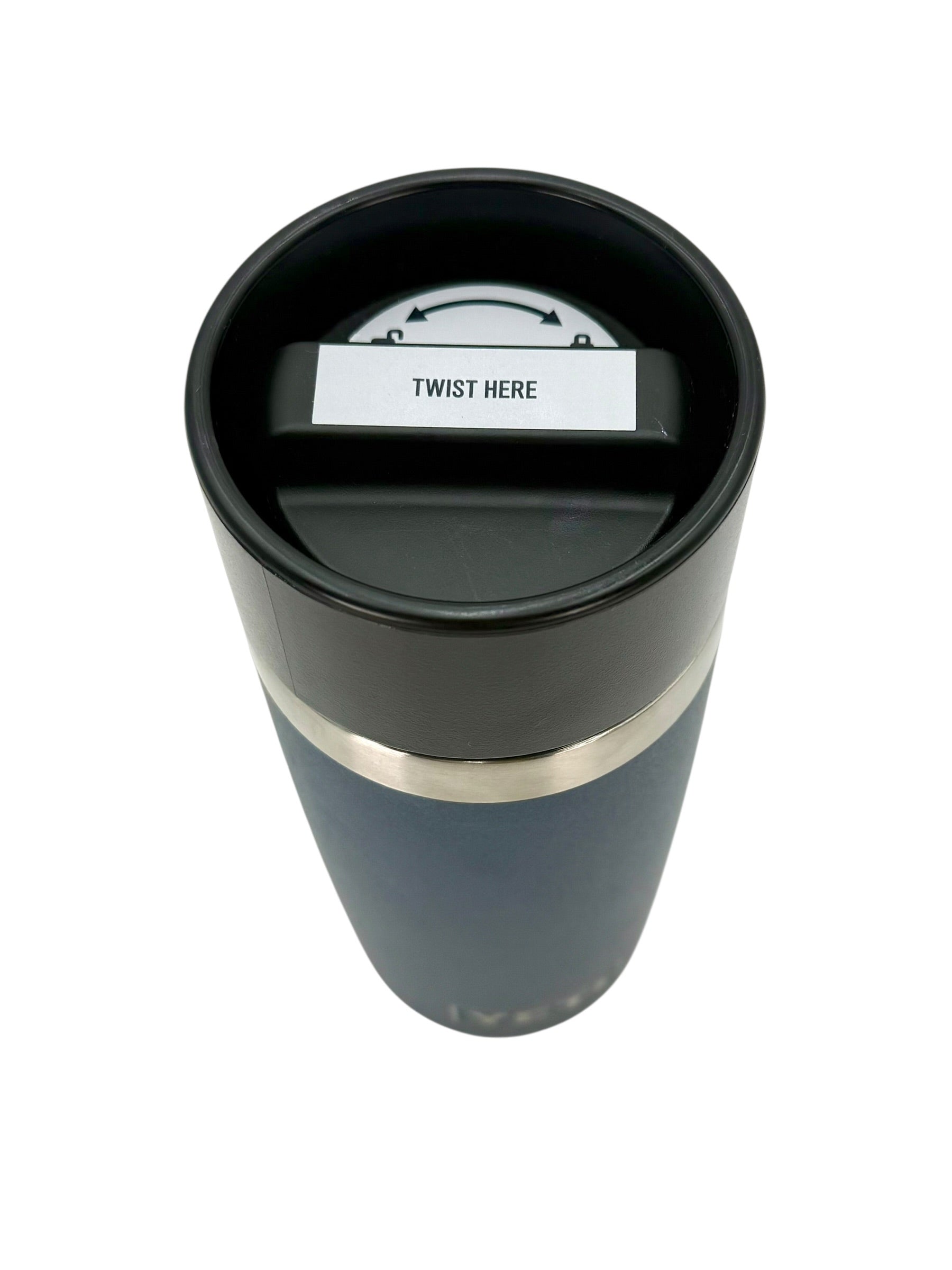 12 oz. Yeti Rambler Travel Bottle, Navy - Dynatrace Branded