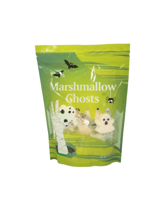 Marshmallow Ghosts.  2.54 oz bag.  Bag of 10 bags.