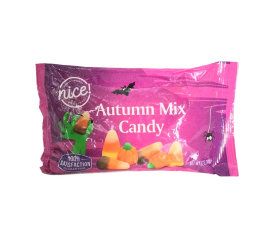 Nice! Autumn Mix Candy.  12 oz bag. Bag of 10 bags